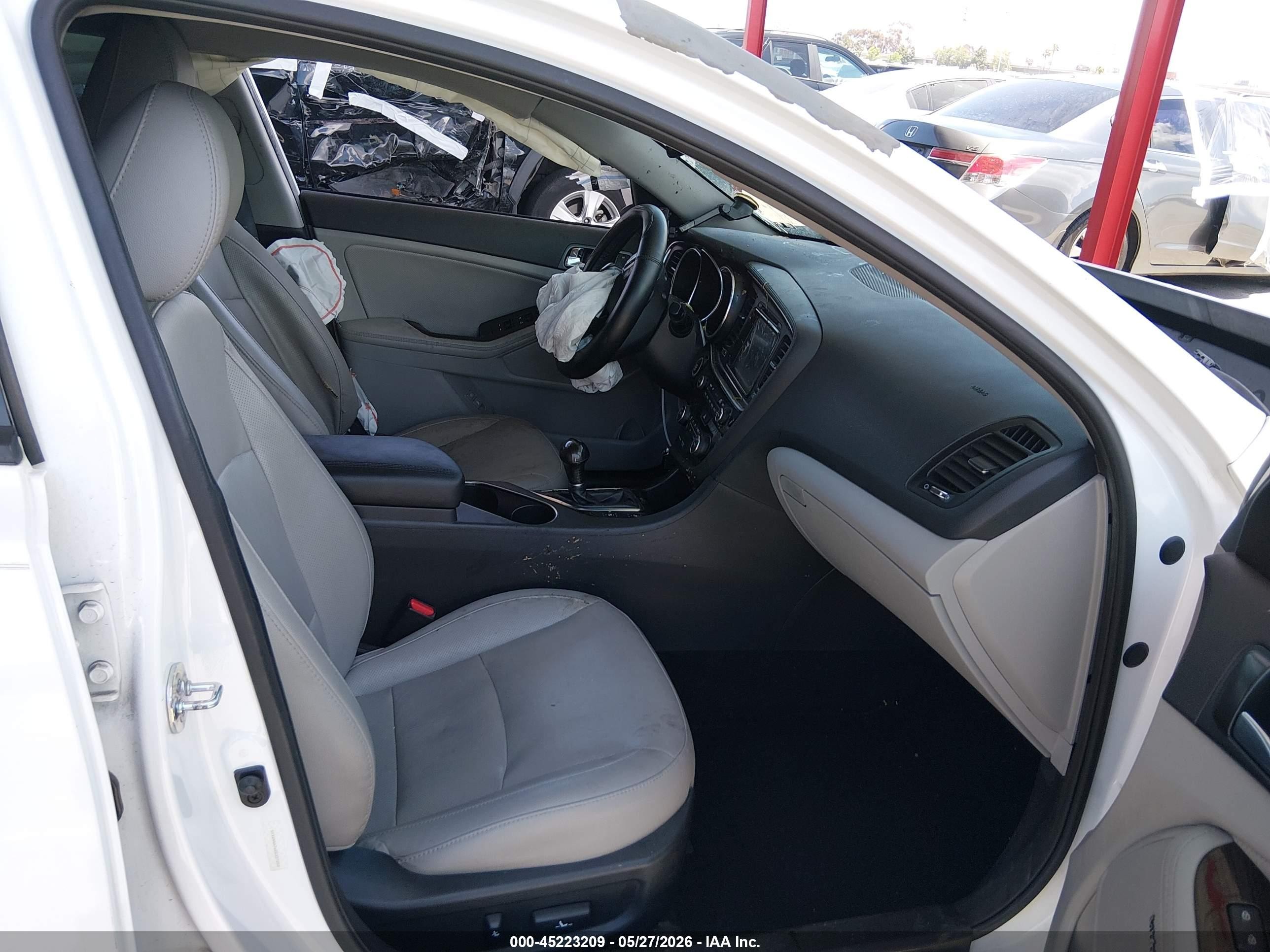 2014 Kia Optima Ex Белый vin: 5XXGN4A76EG337250