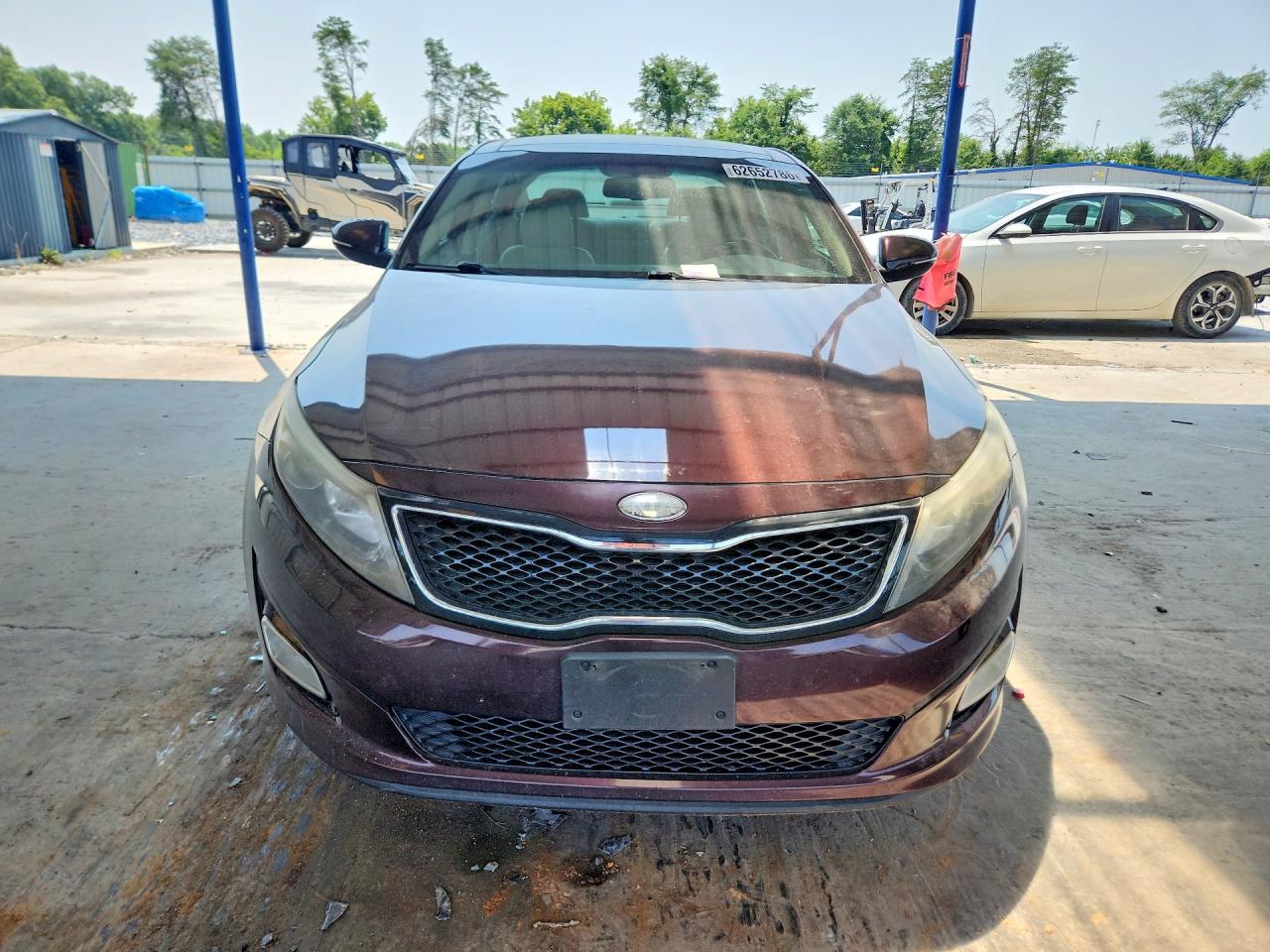 2015 Kia Optima Ex Burgundy vin: 5XXGN4A76FG359752
