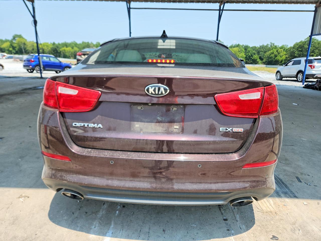 2015 Kia Optima Ex Burgundy vin: 5XXGN4A76FG359752
