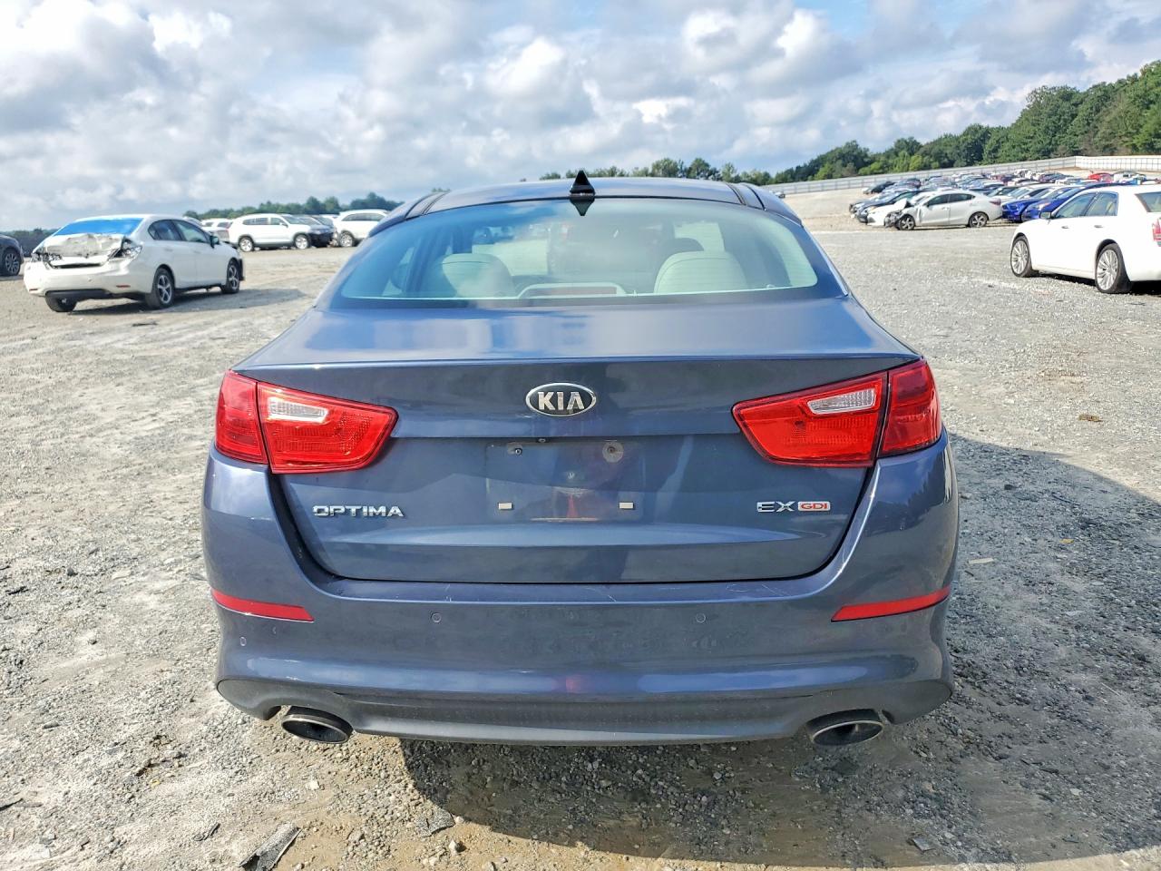2015 Kia Optima Ex Gray vin: 5XXGN4A76FG365597