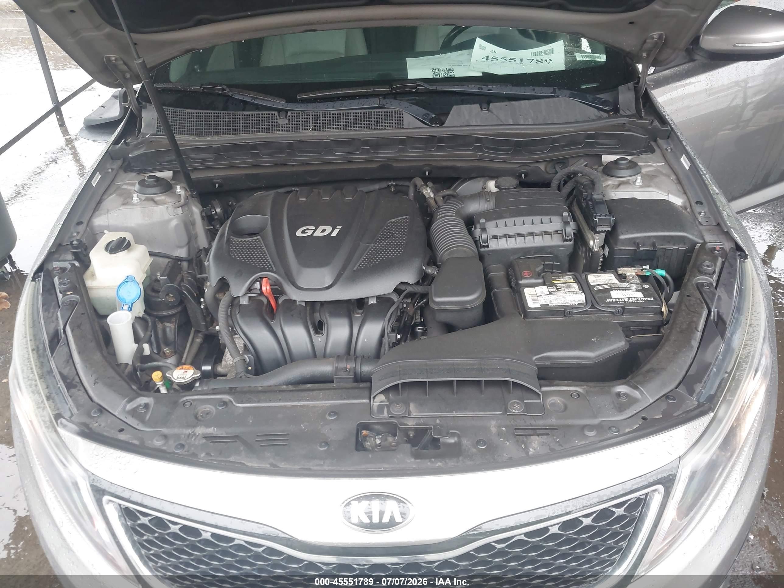 2015 Kia Optima Ex Gray vin: 5XXGN4A76FG367530