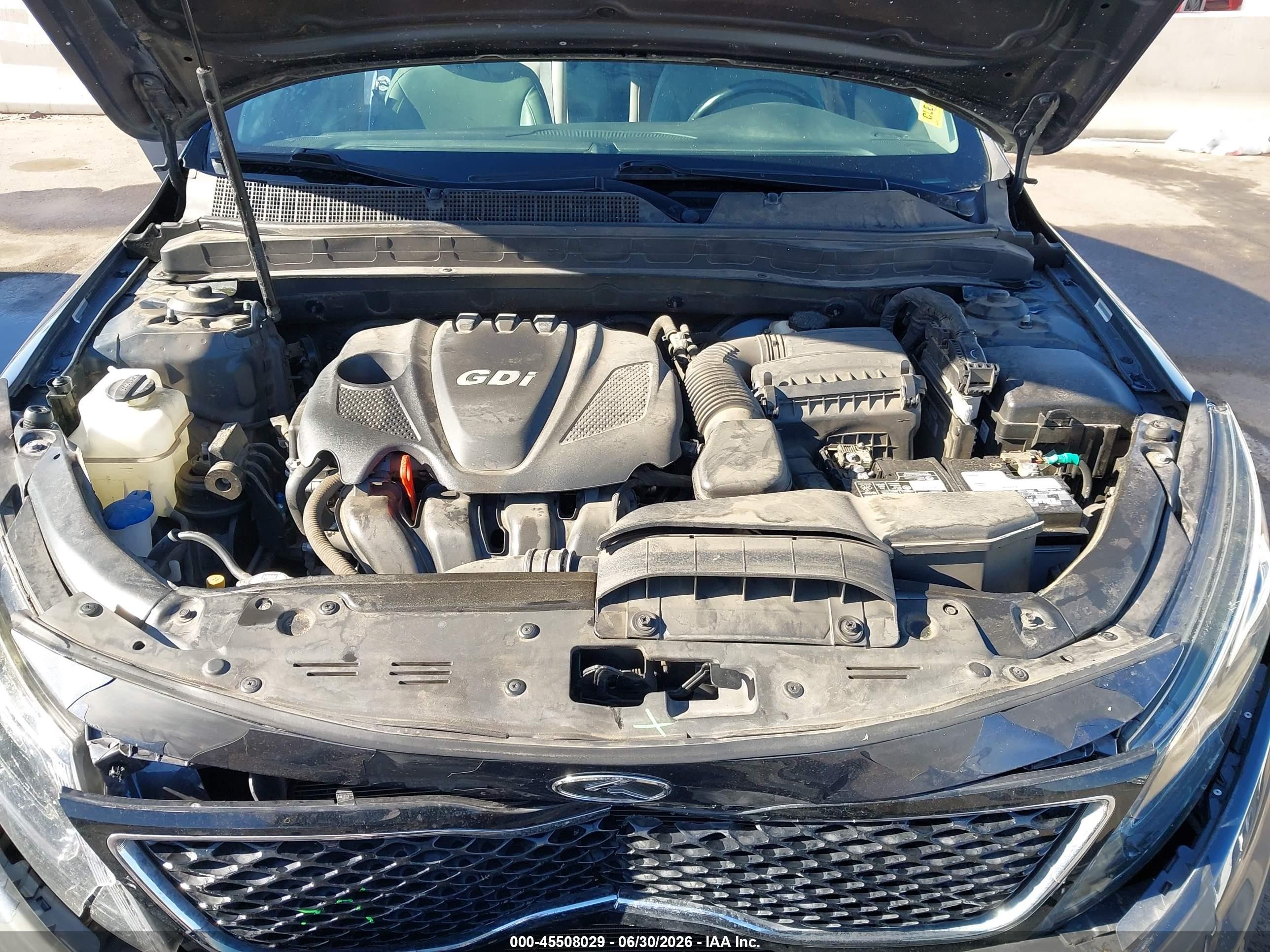 2015 Kia Optima Ex Синий vin: 5XXGN4A76FG398261