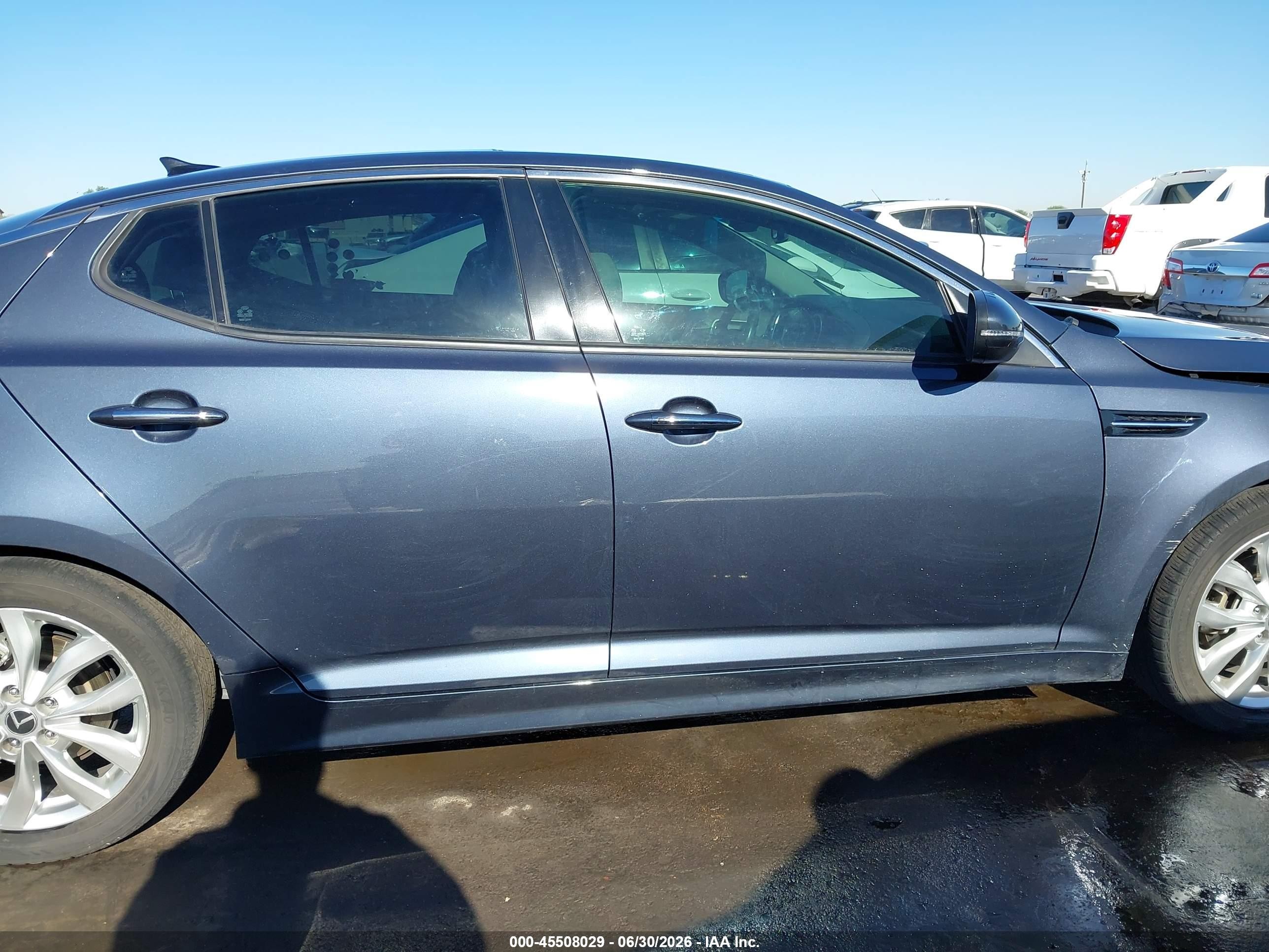2015 Kia Optima Ex Синий vin: 5XXGN4A76FG398261