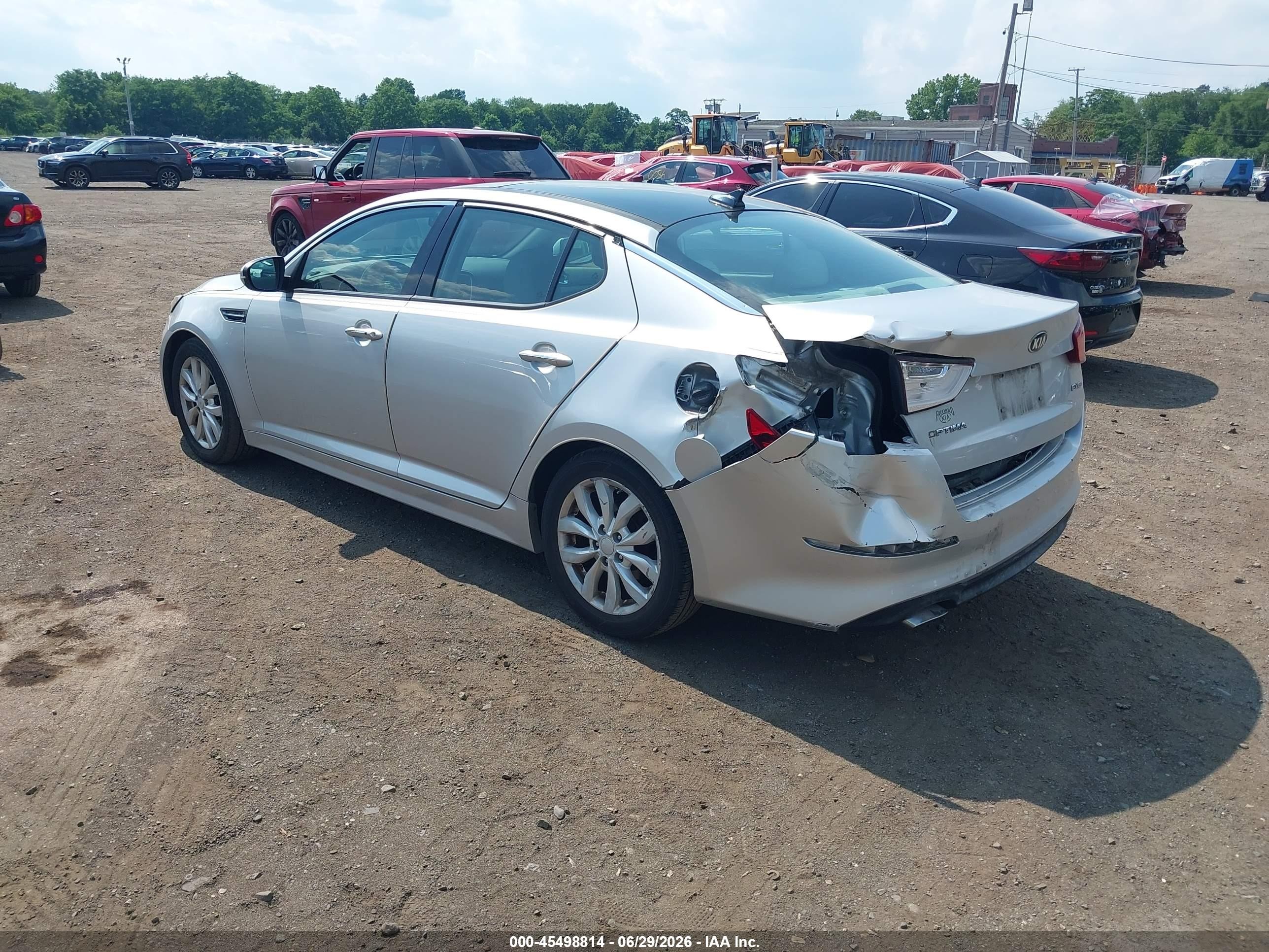 2015 Kia Optima Ex Silver vin: 5XXGN4A76FG404060