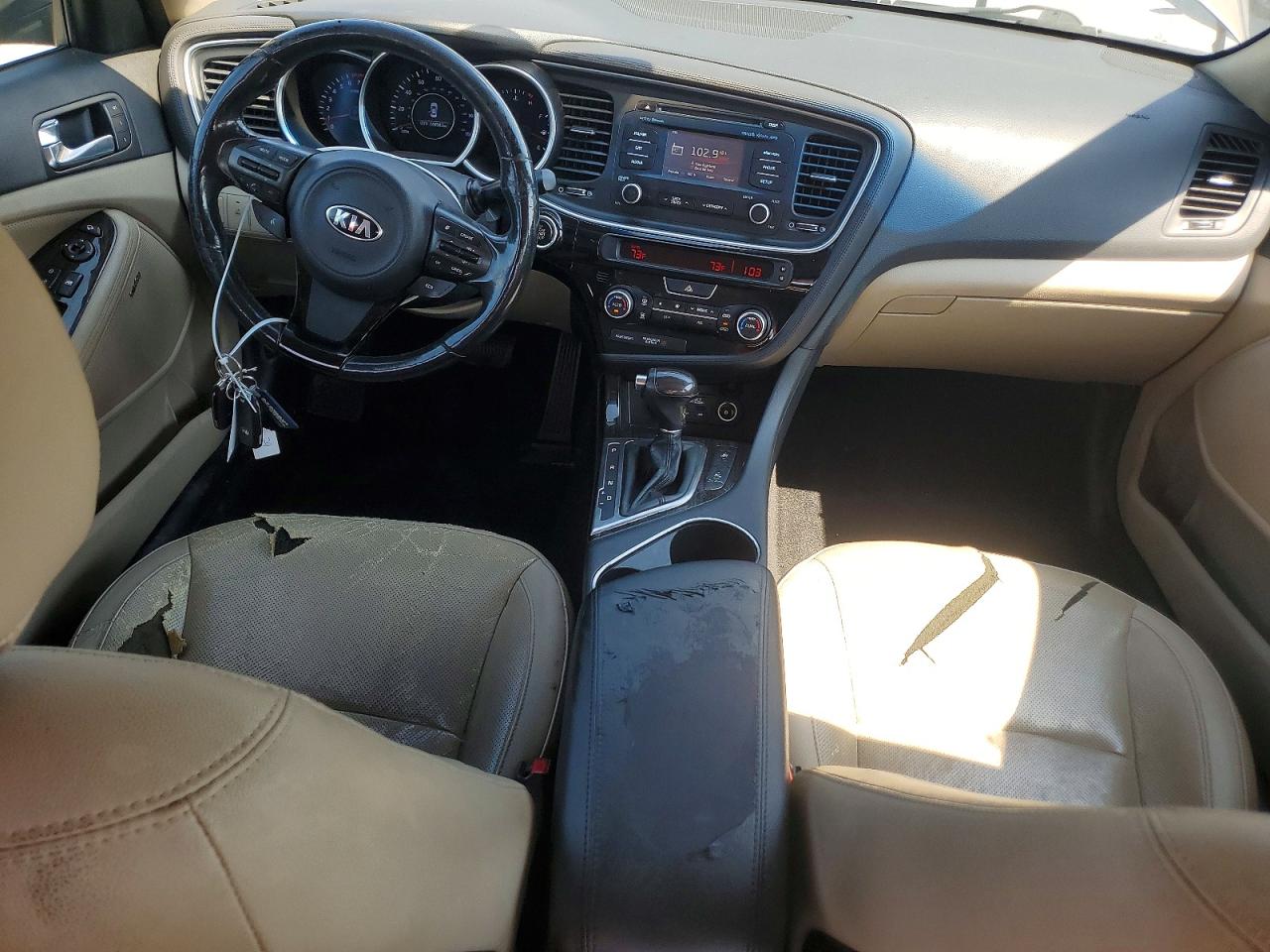 2015 Kia Optima Ex Gray vin: 5XXGN4A76FG405614