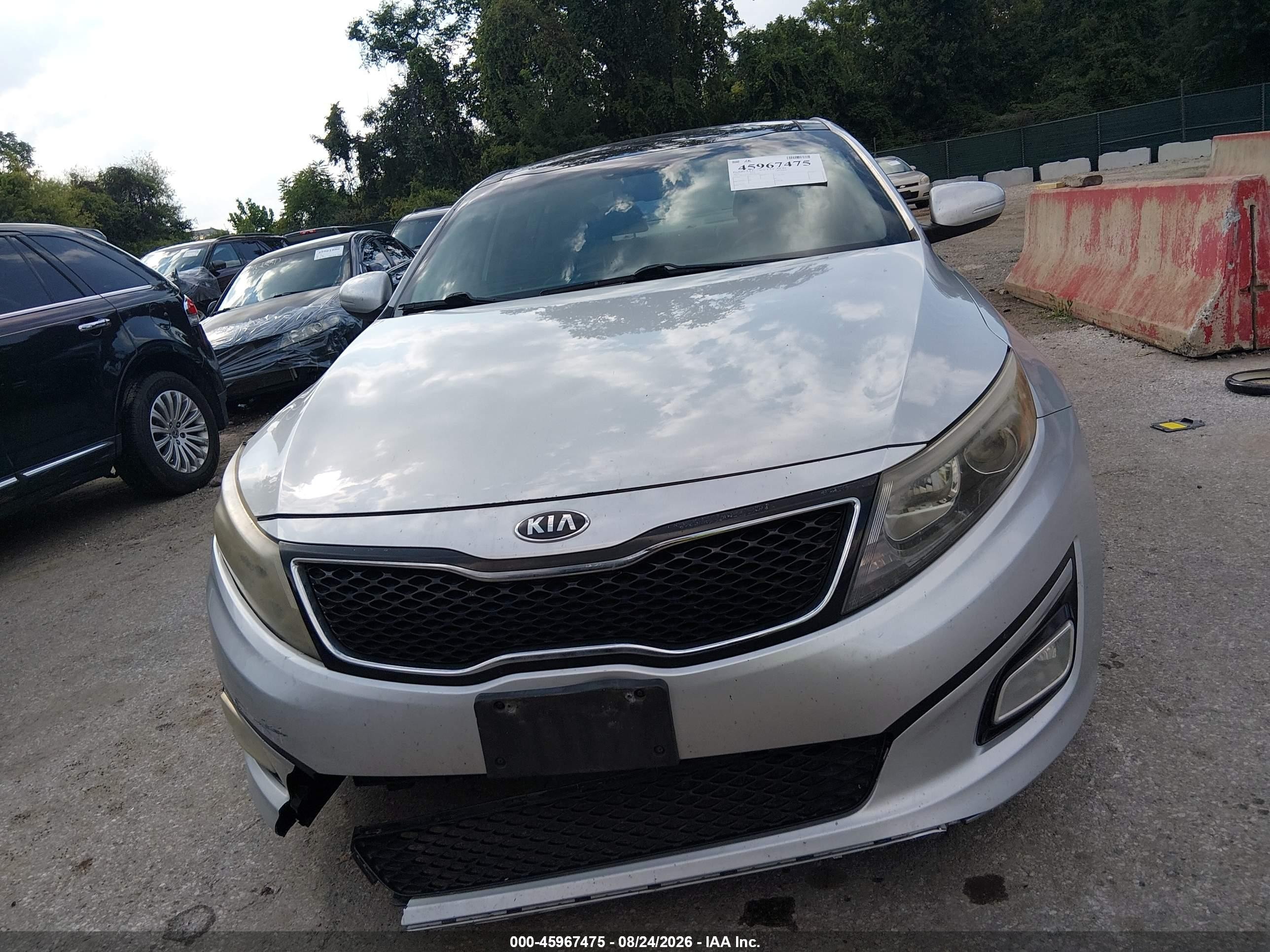 2015 Kia Optima Ex Silver vin: 5XXGN4A76FG406701