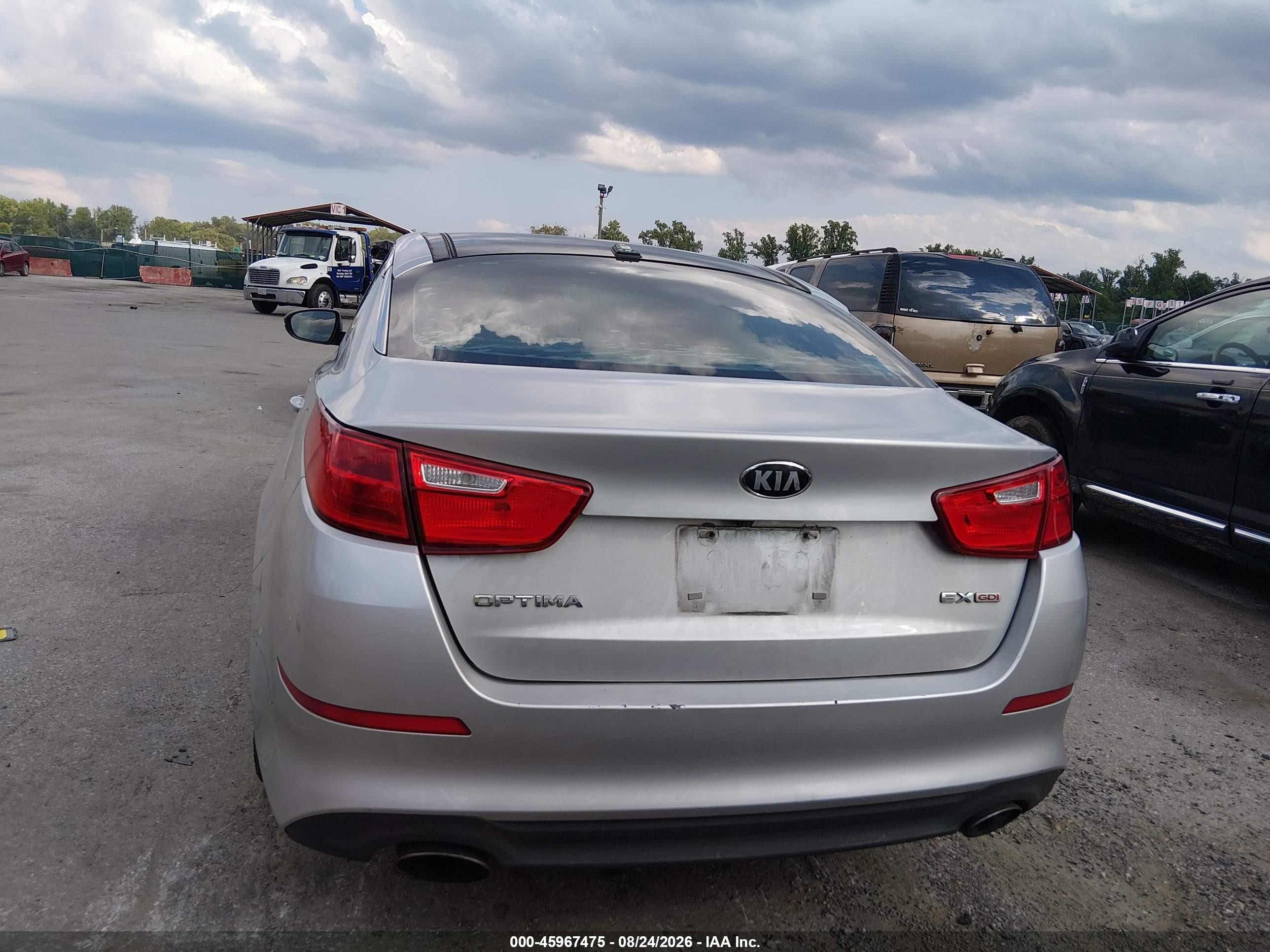2015 Kia Optima Ex Silver vin: 5XXGN4A76FG406701