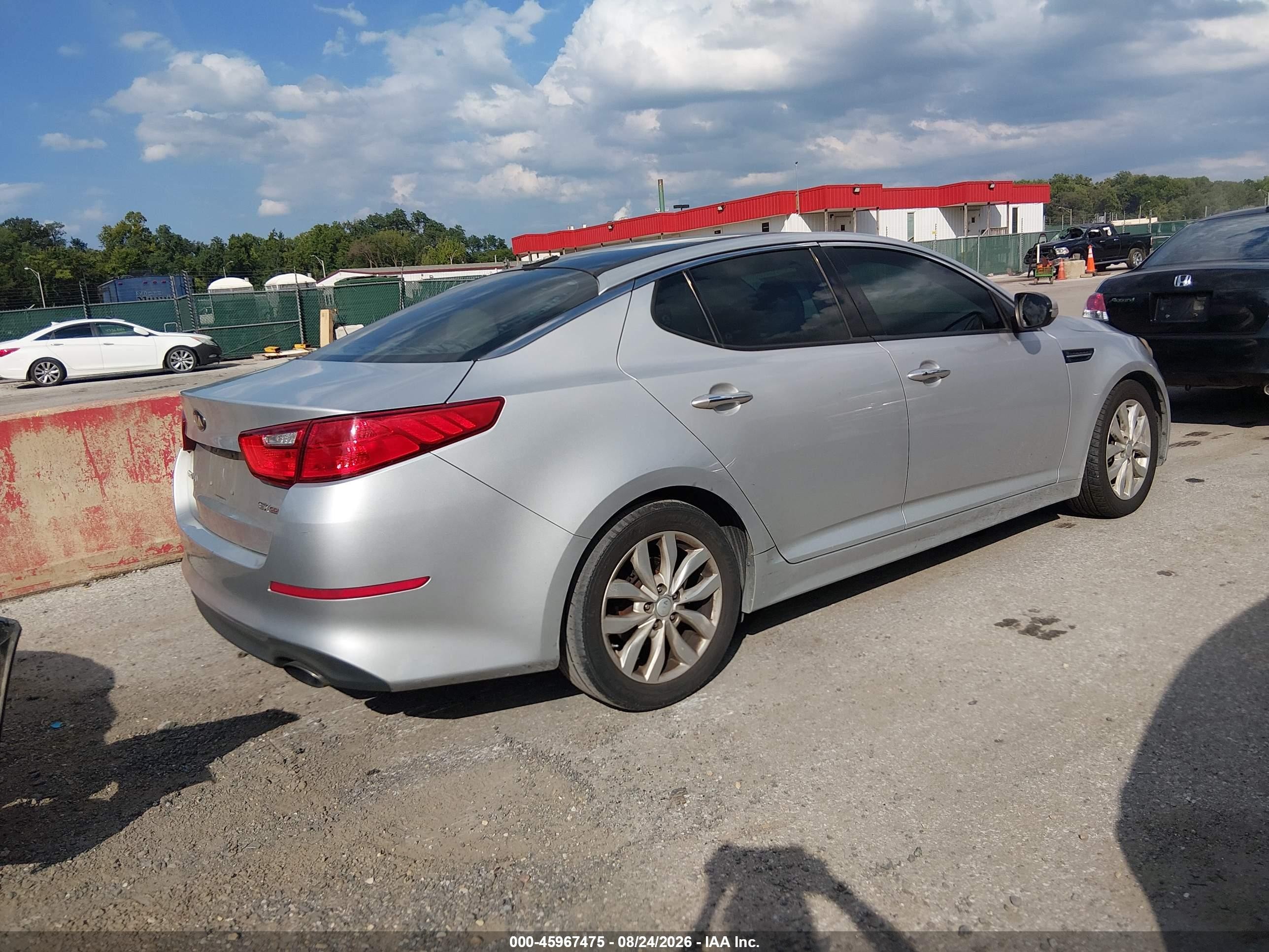 2015 Kia Optima Ex Silver vin: 5XXGN4A76FG406701