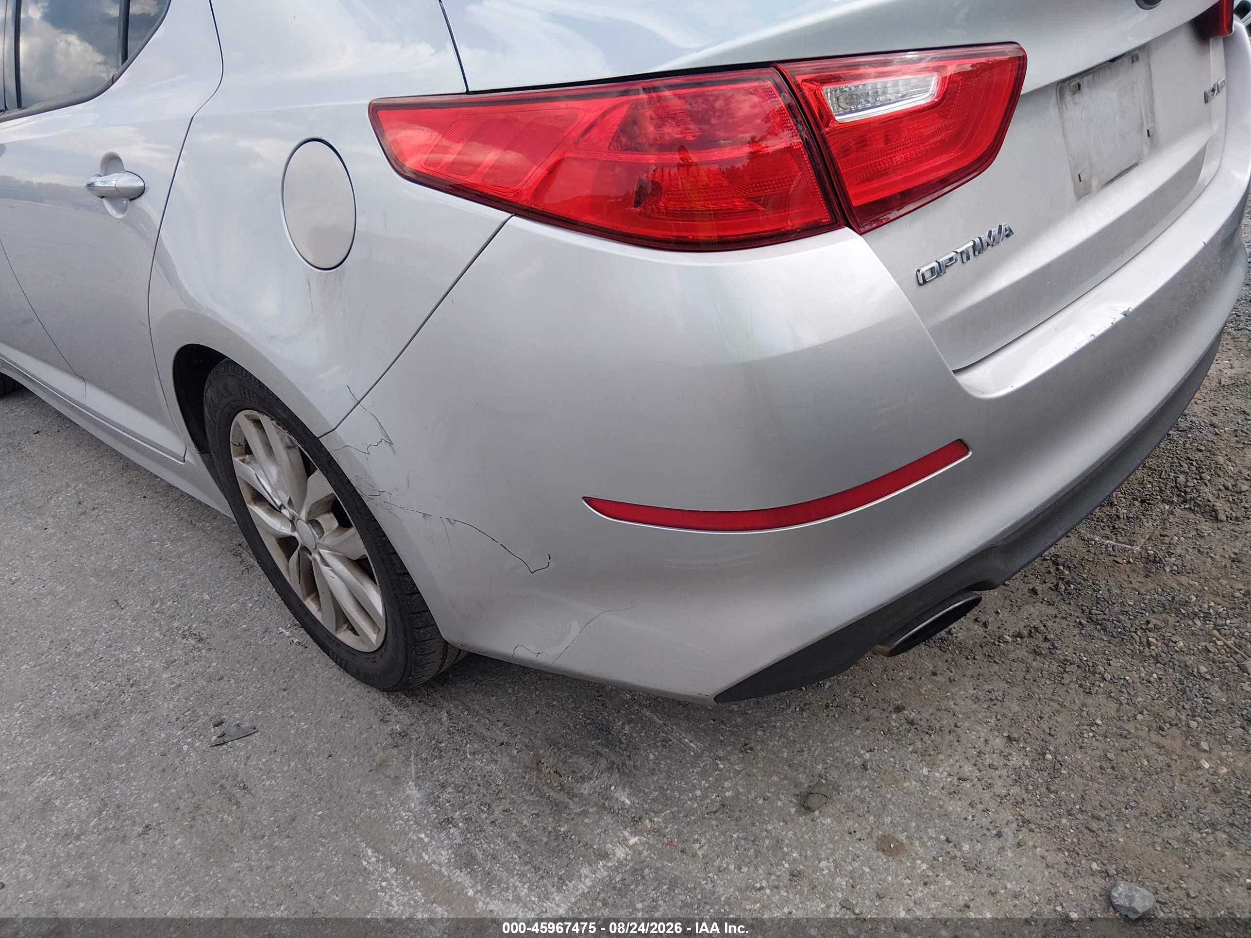 2015 Kia Optima Ex Silver vin: 5XXGN4A76FG406701