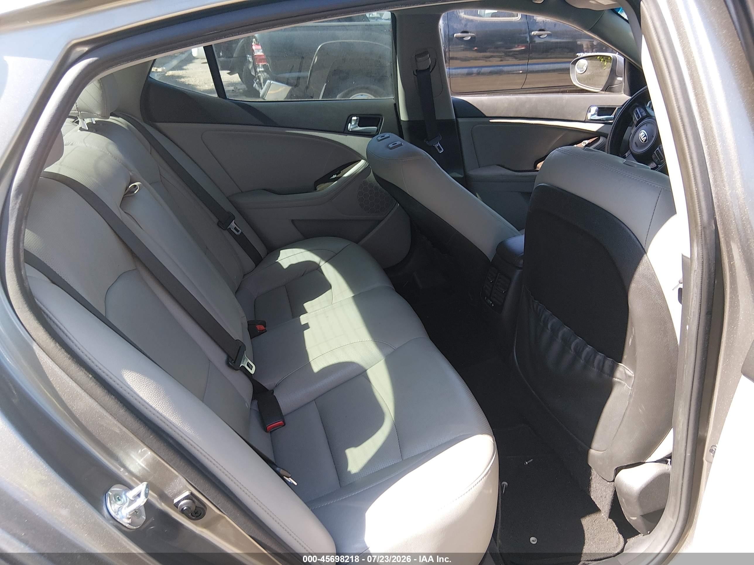 2015 Kia Optima Ex Gray vin: 5XXGN4A76FG418265