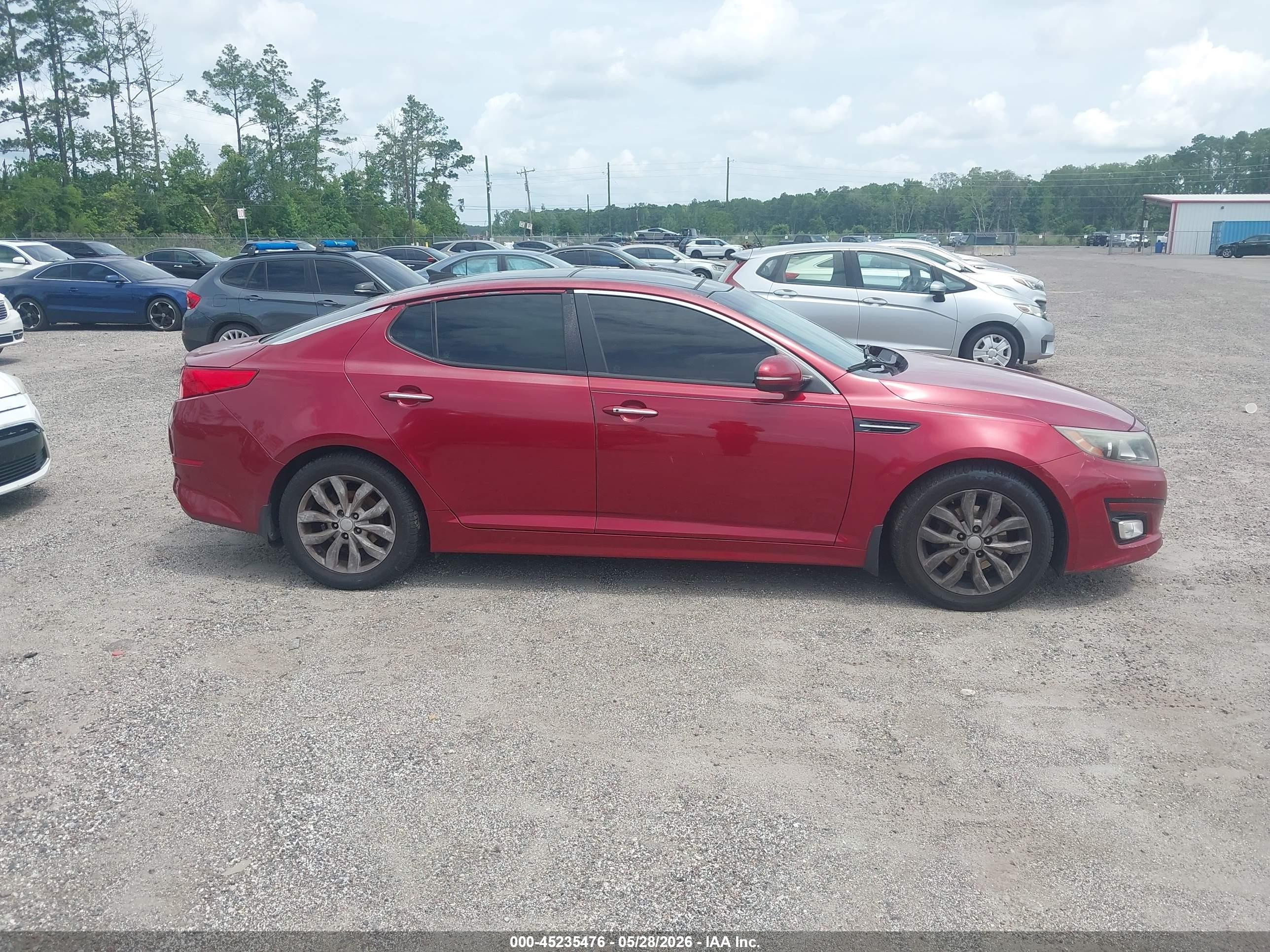 2015 Kia Optima Ex Red vin: 5XXGN4A76FG418489