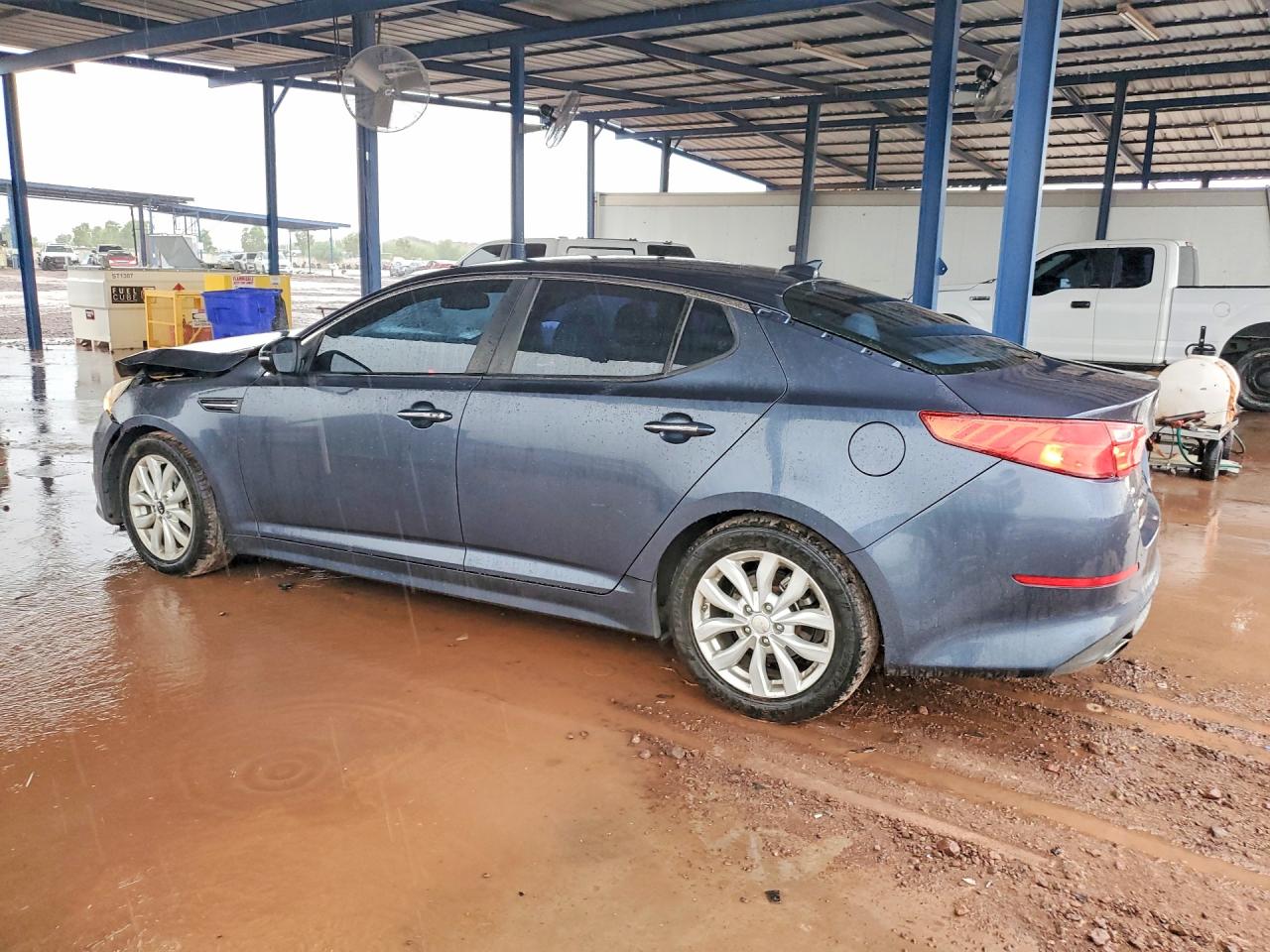 2015 Kia Optima Ex Gray vin: 5XXGN4A76FG478966