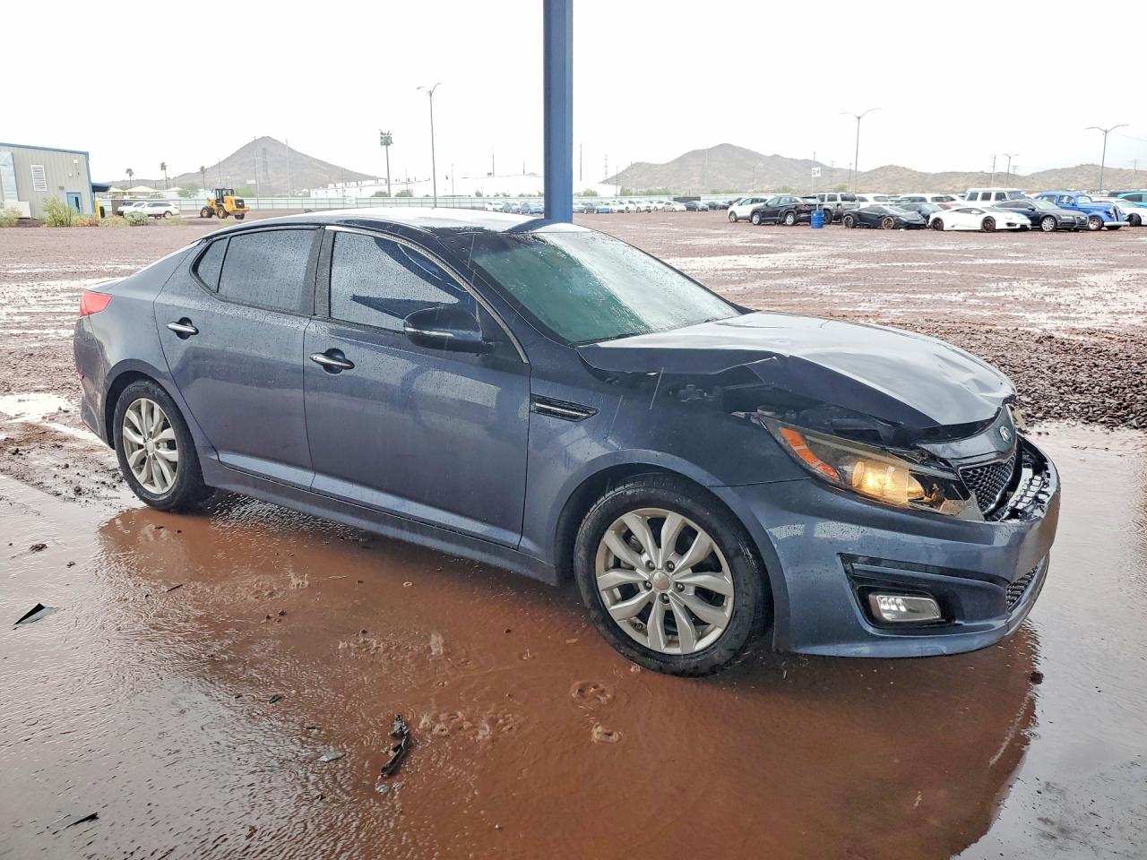 2015 Kia Optima Ex Gray vin: 5XXGN4A76FG478966
