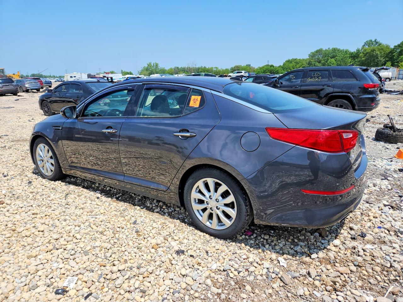 2015 Kia Optima Ex Gray vin: 5XXGN4A76FG492804
