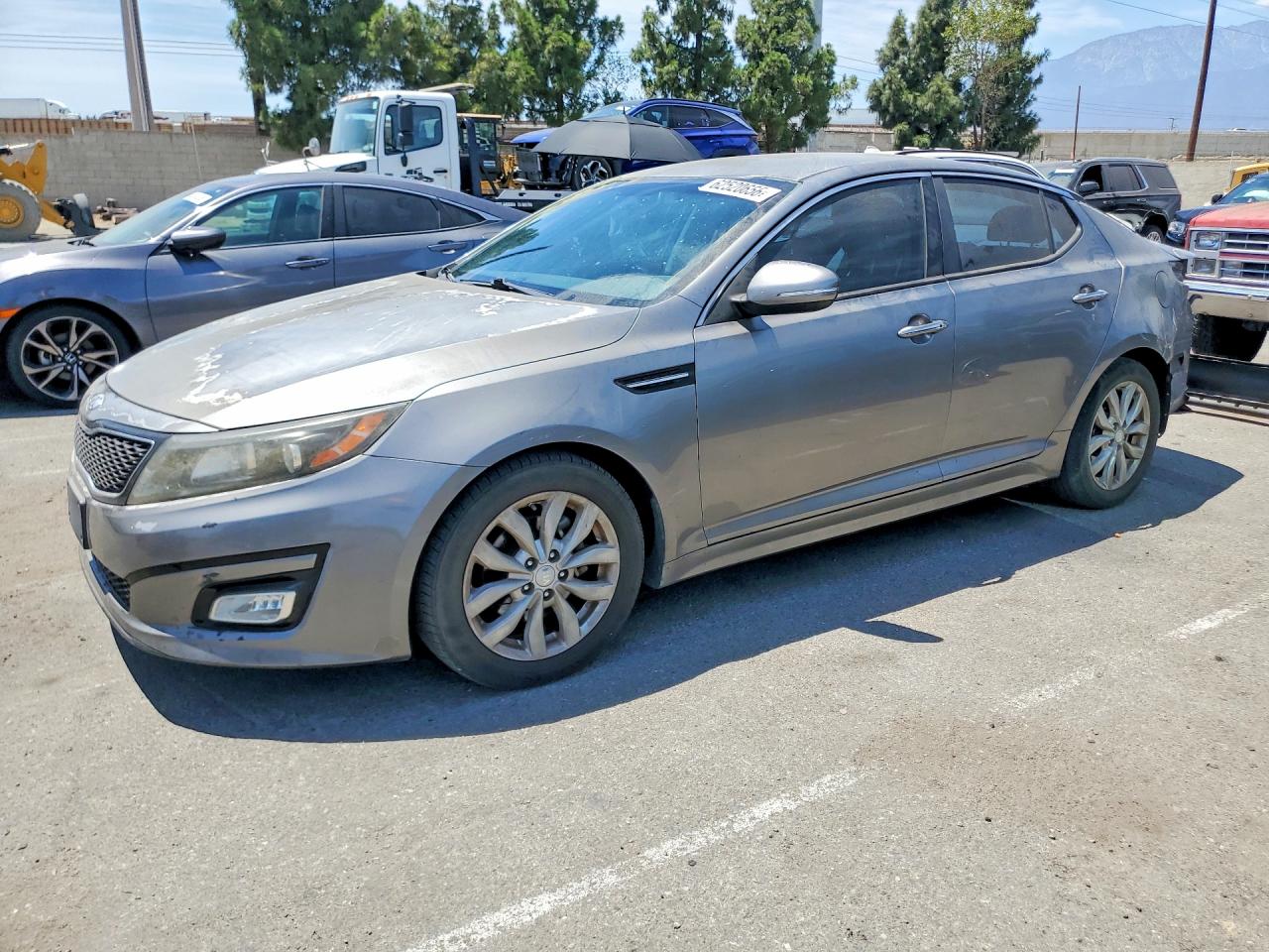 2015 Kia Optima Ex Gray vin: 5XXGN4A76FG495752