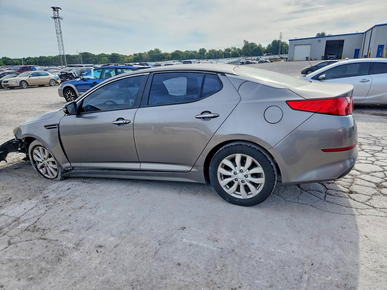 2015 Kia Optima Ex Gray vin: 5XXGN4A76FG497520