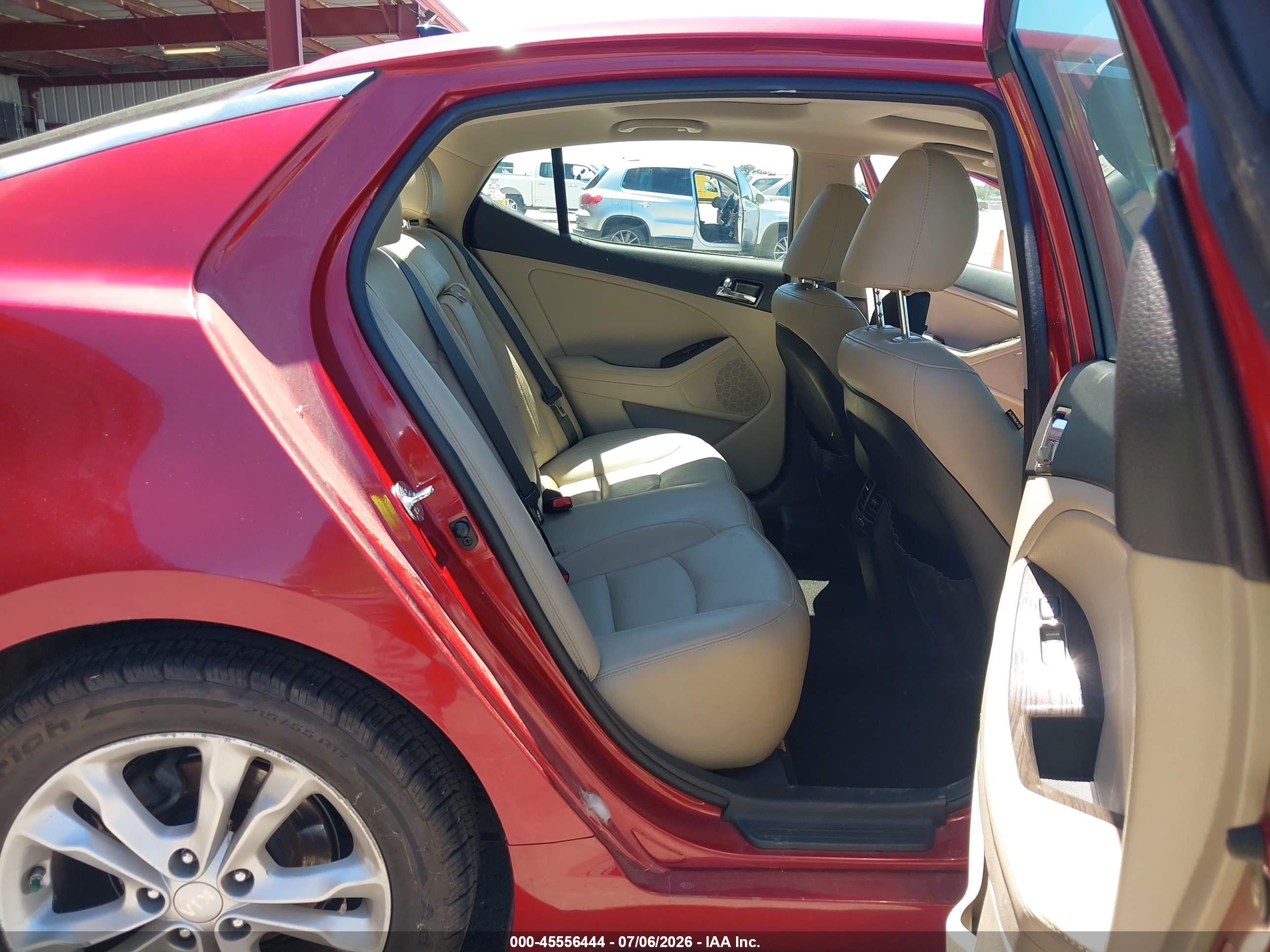 2013 Kia Optima Ex Red vin: 5XXGN4A77DG127741