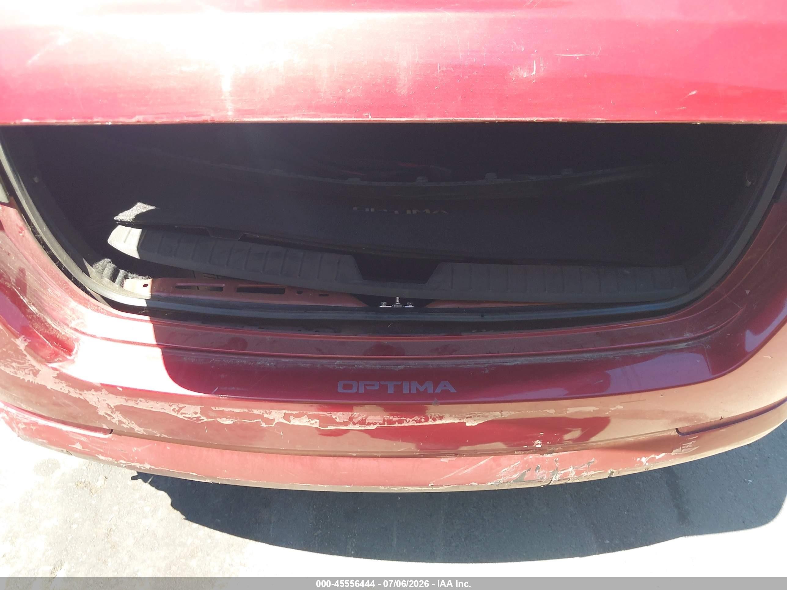 2013 Kia Optima Ex Red vin: 5XXGN4A77DG127741