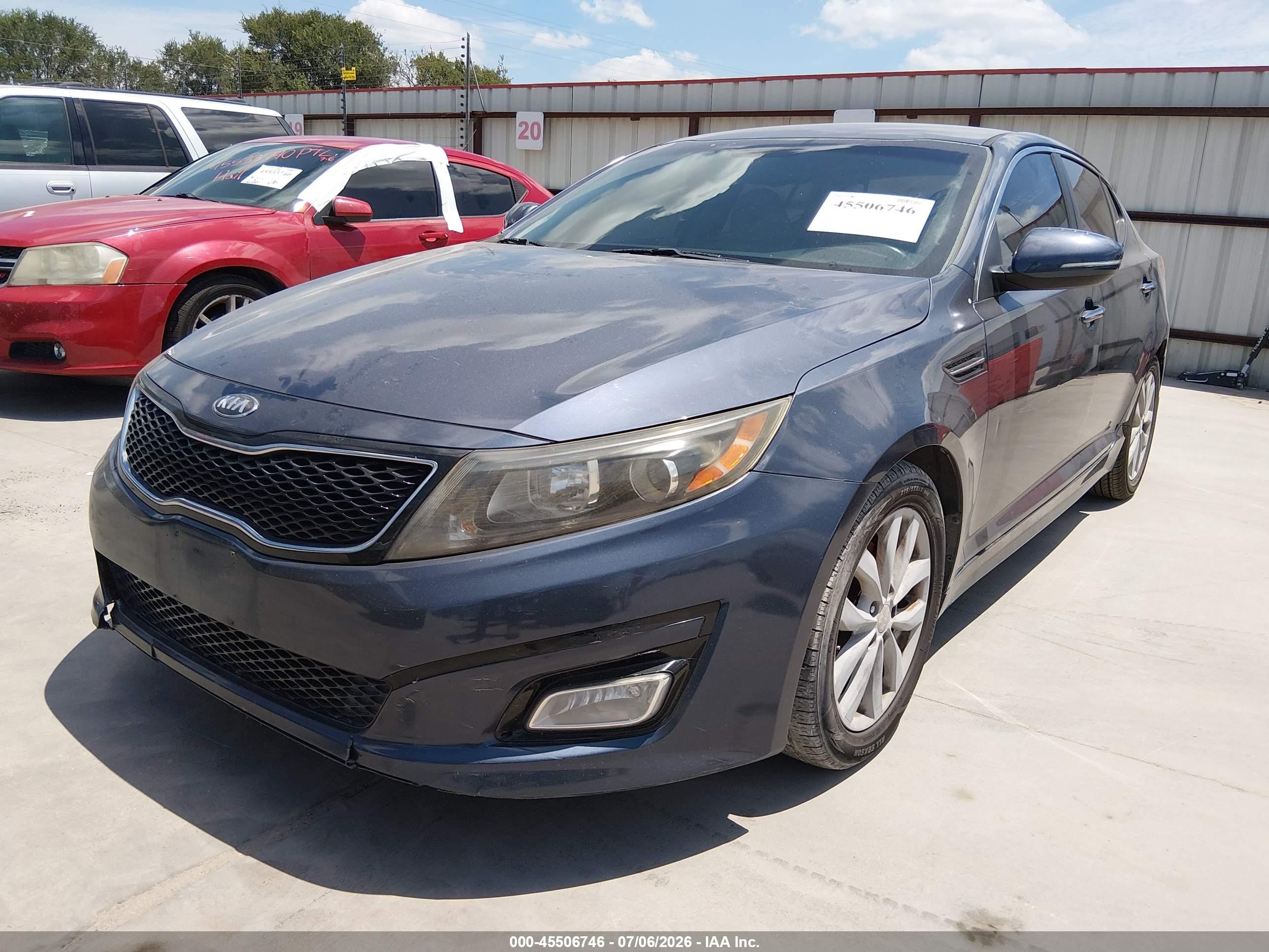2015 Kia Optima Ex Gray vin: 5XXGN4A77FG442283