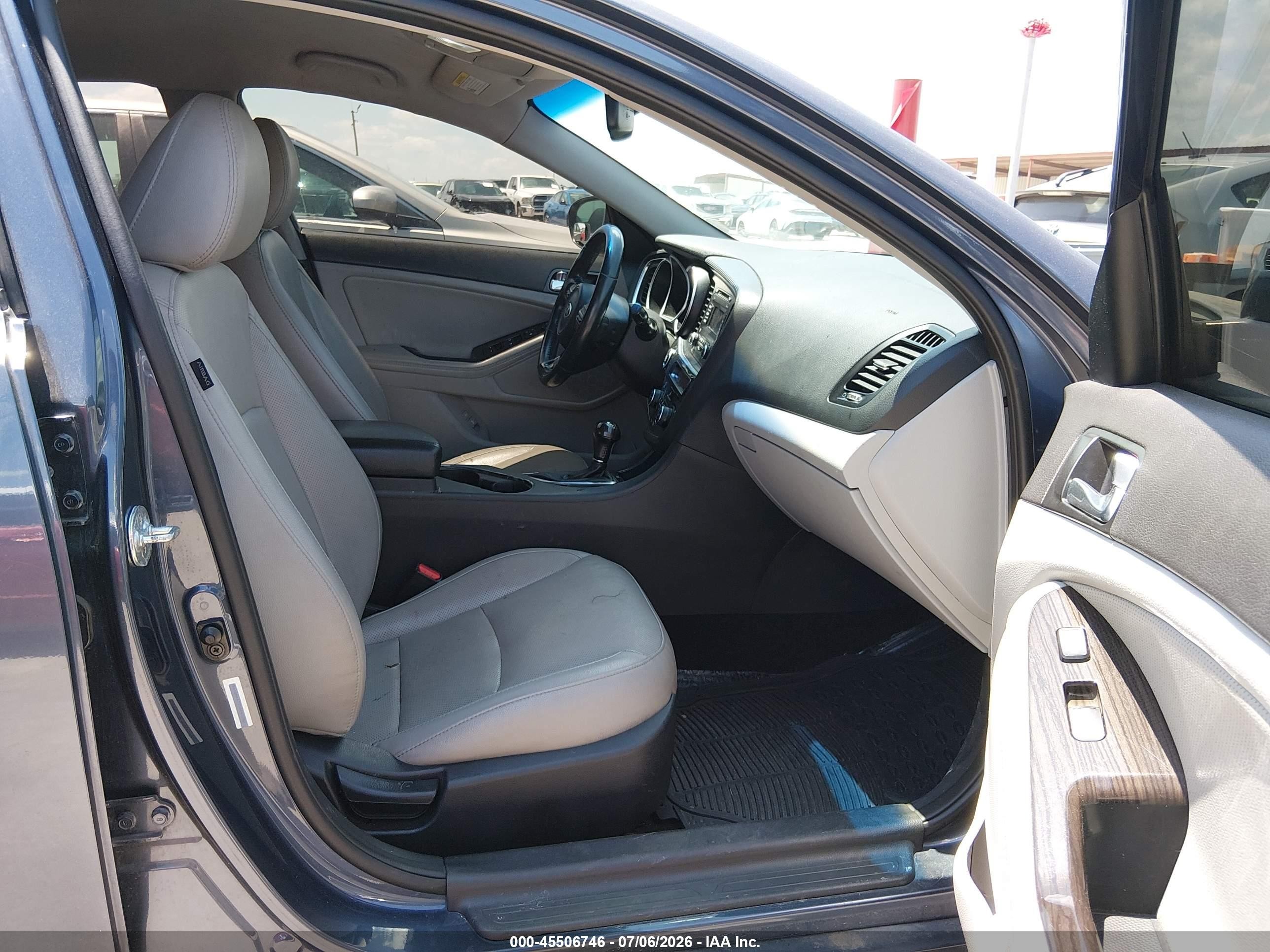 2015 Kia Optima Ex Gray vin: 5XXGN4A77FG442283