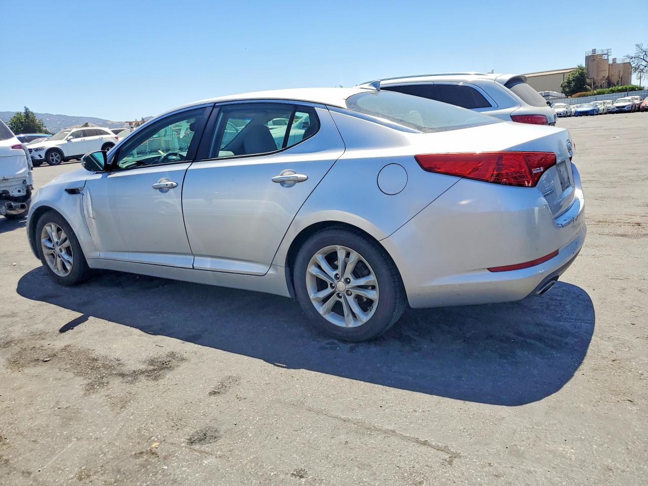 2012 Kia Optima Ex Silver vin: 5XXGN4A78CG009051