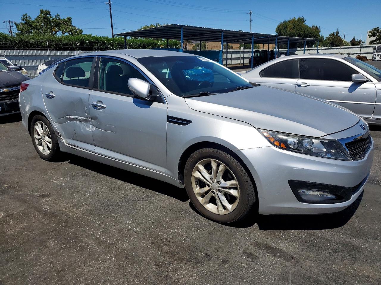 2012 Kia Optima Ex Silver vin: 5XXGN4A78CG009051
