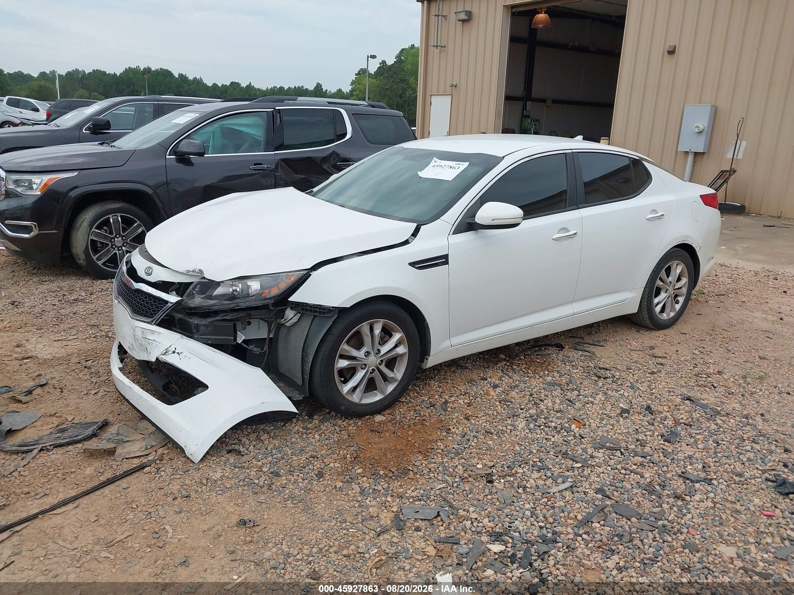 2012 Kia Optima Ex White vin: 5XXGN4A78CG044186