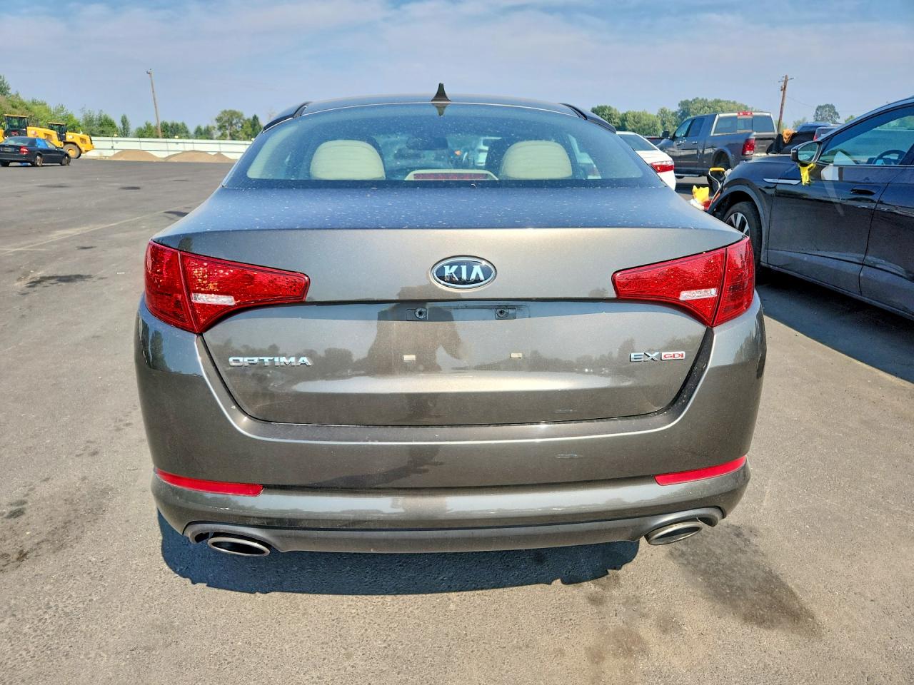 2012 Kia Optima Ex Charcoal vin: 5XXGN4A78CG083375
