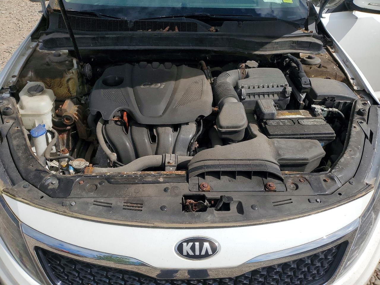 2013 Kia Optima Ex White vin: 5XXGN4A78DG106929