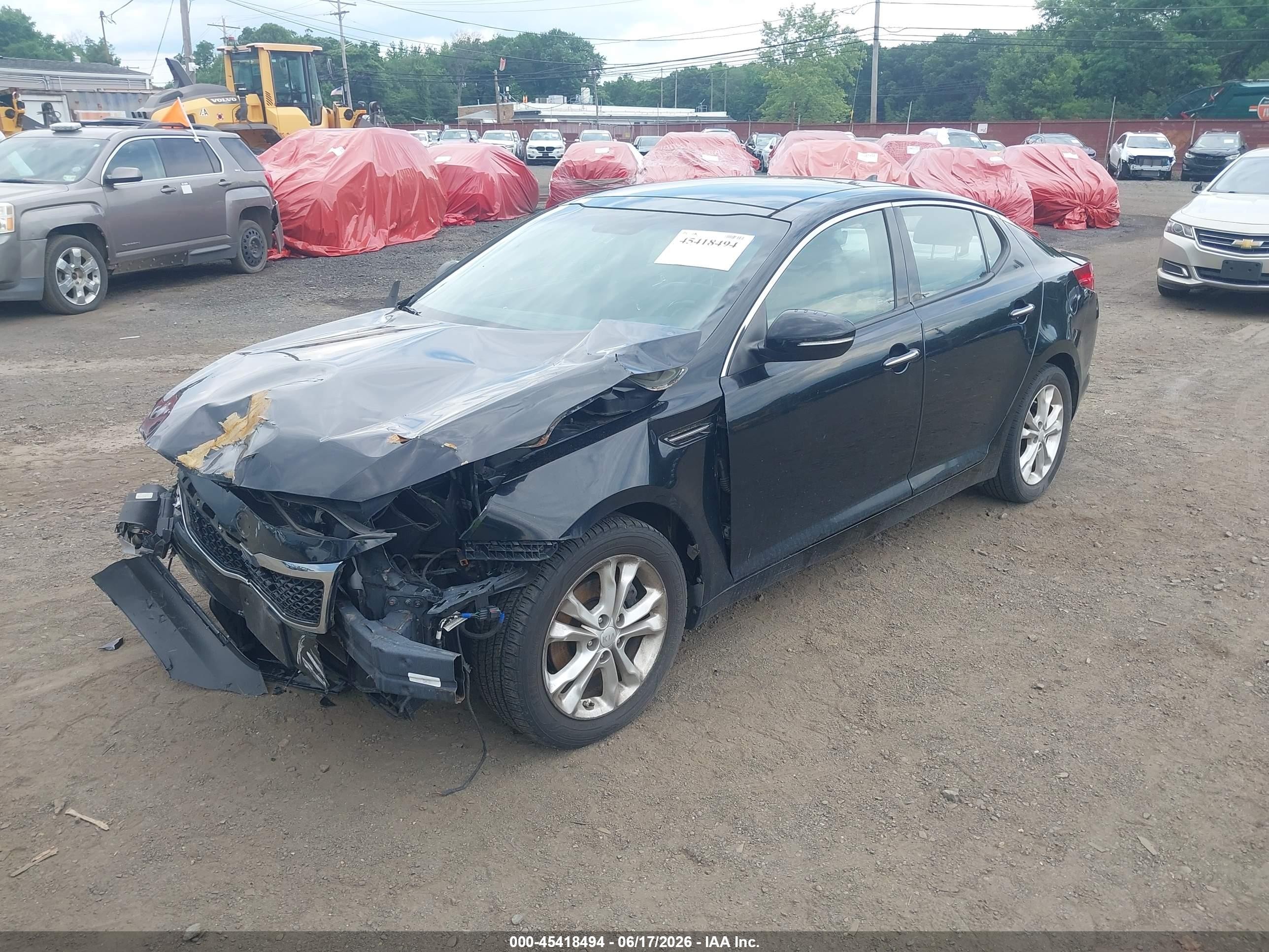 2013 Kia Optima Ex Black vin: 5XXGN4A78DG128994