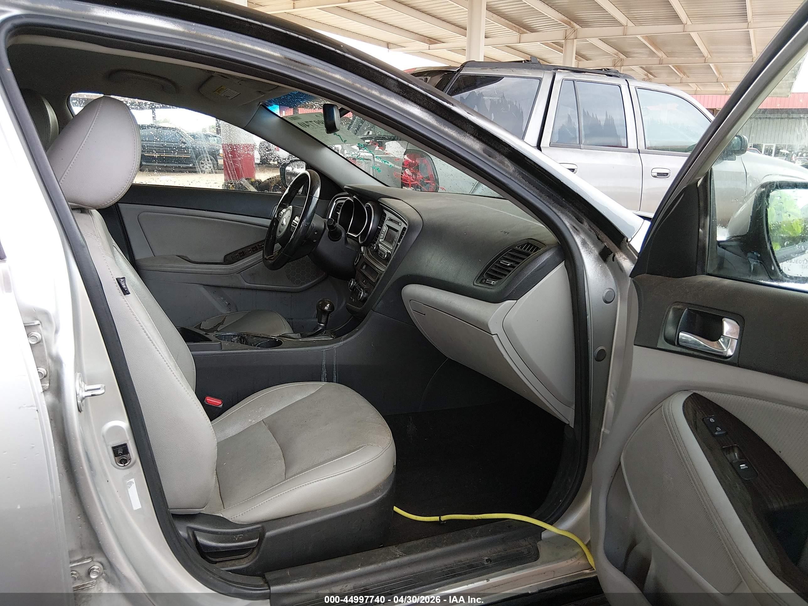2014 Kia Optima Ex Серый vin: 5XXGN4A78EG280999