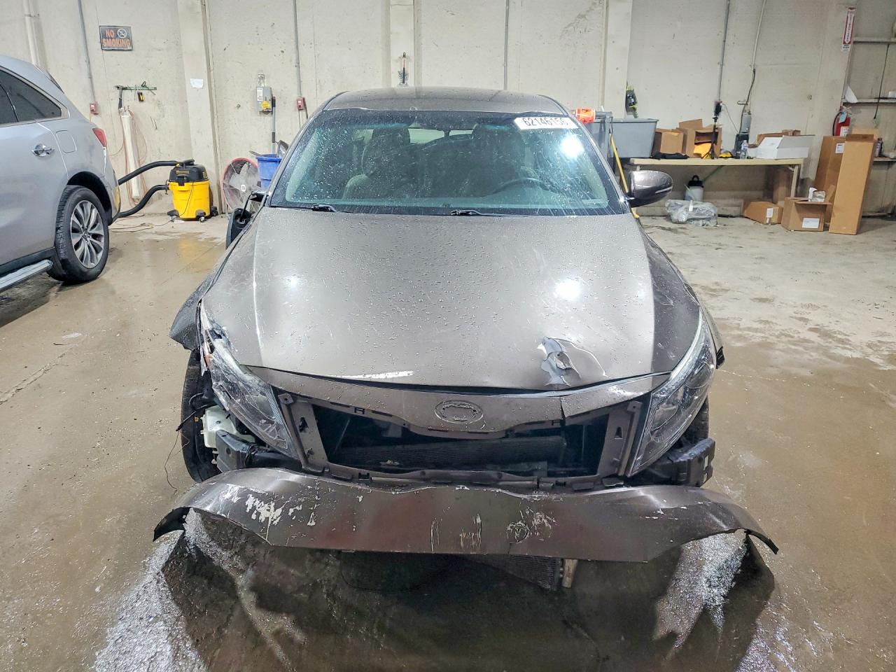 2014 Kia Optima Ex Gray vin: 5XXGN4A78EG320336