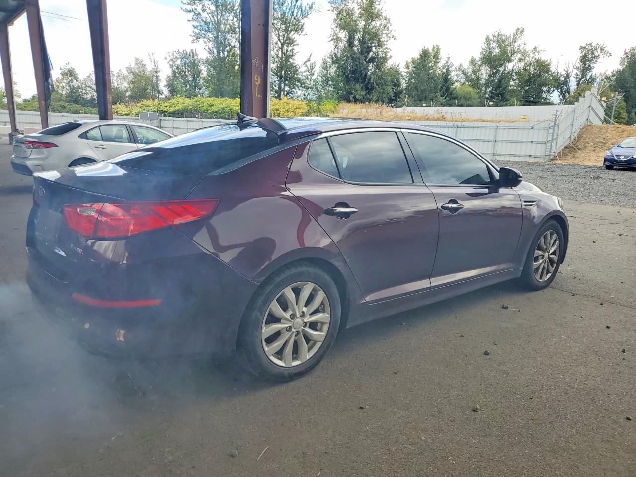2015 Kia Optima Ex Maroon vin: 5XXGN4A78FG486406