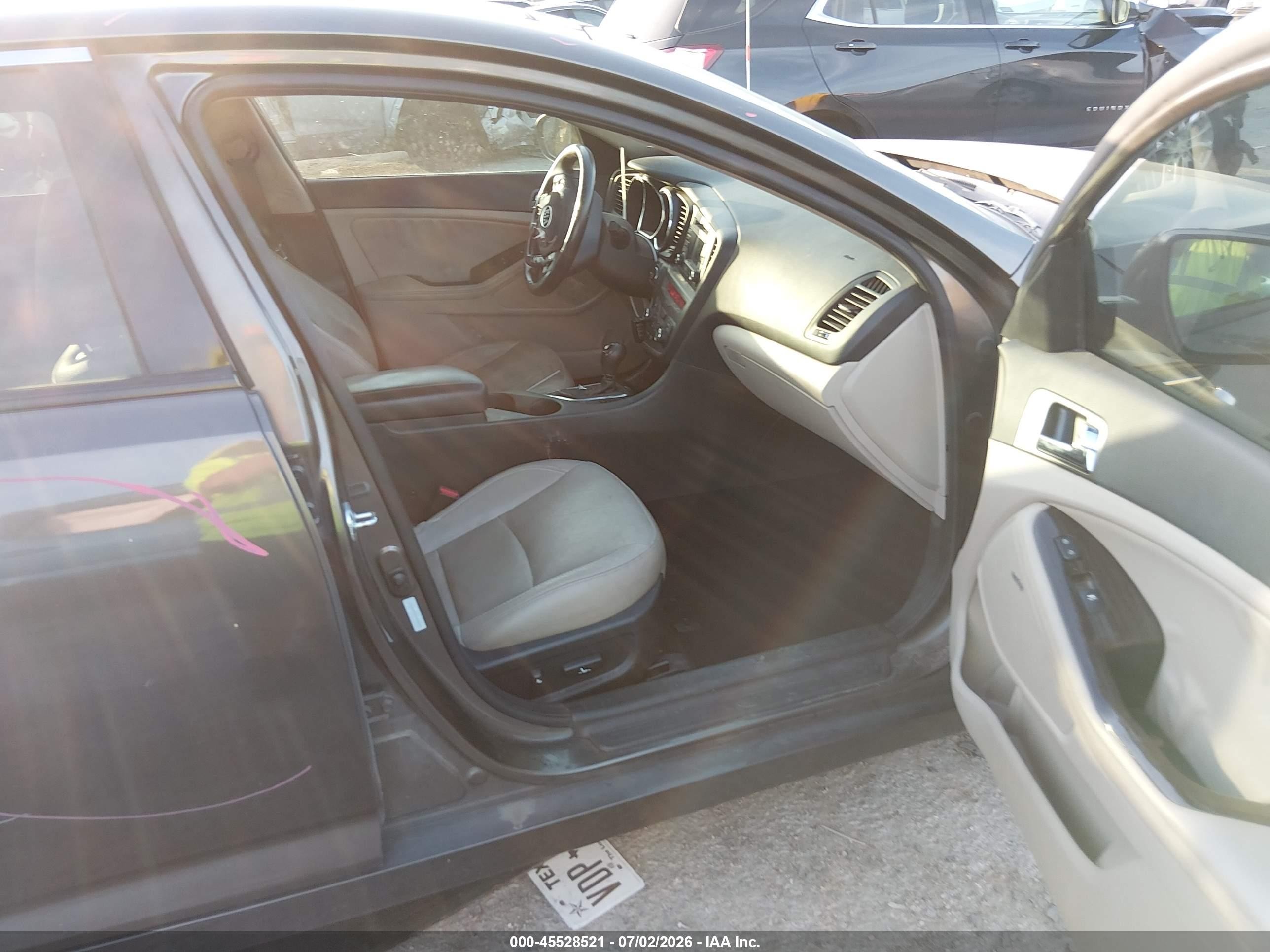 2012 Kia Optima Ex Gray vin: 5XXGN4A79CG084499