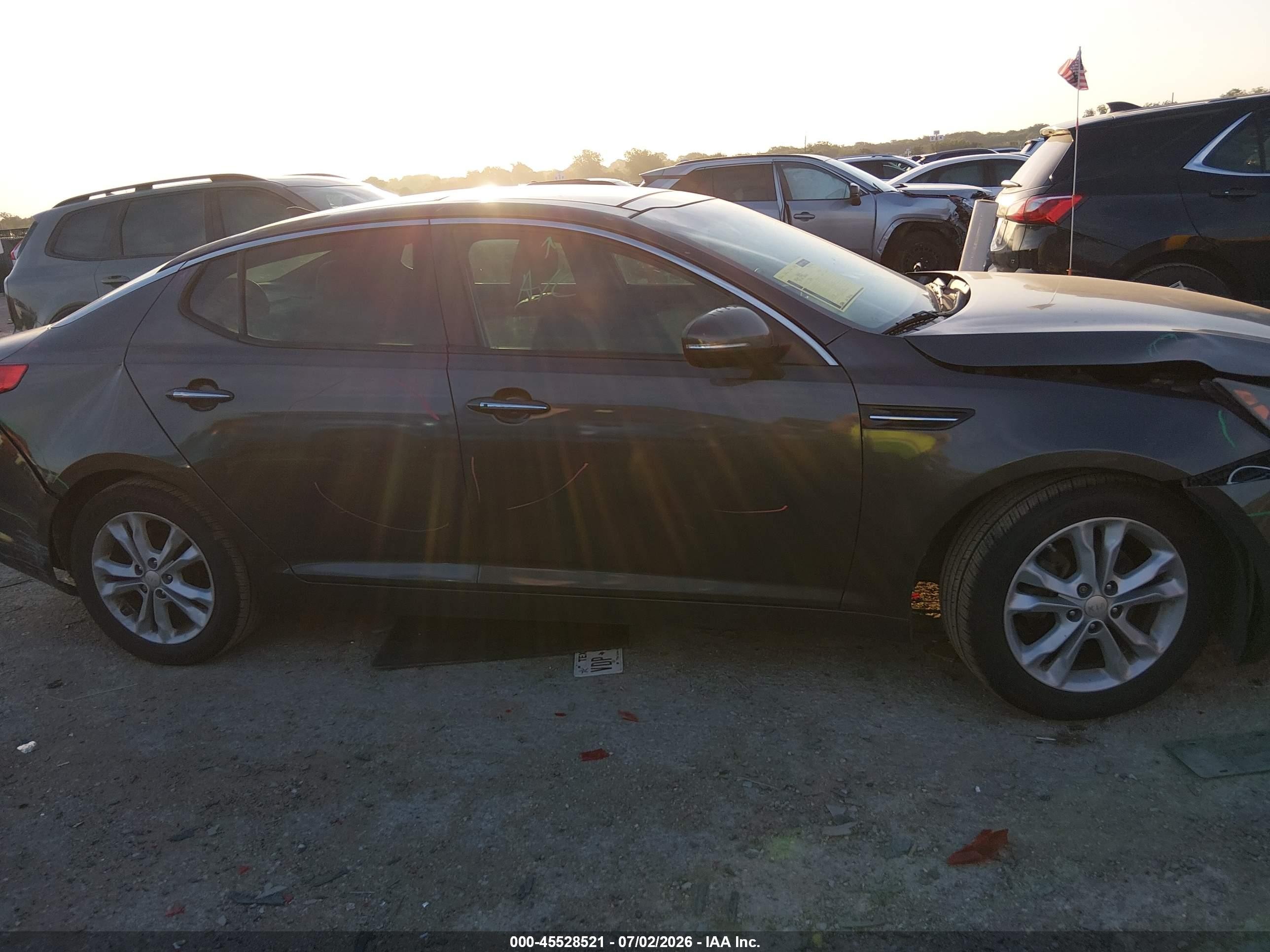 2012 Kia Optima Ex Gray vin: 5XXGN4A79CG084499