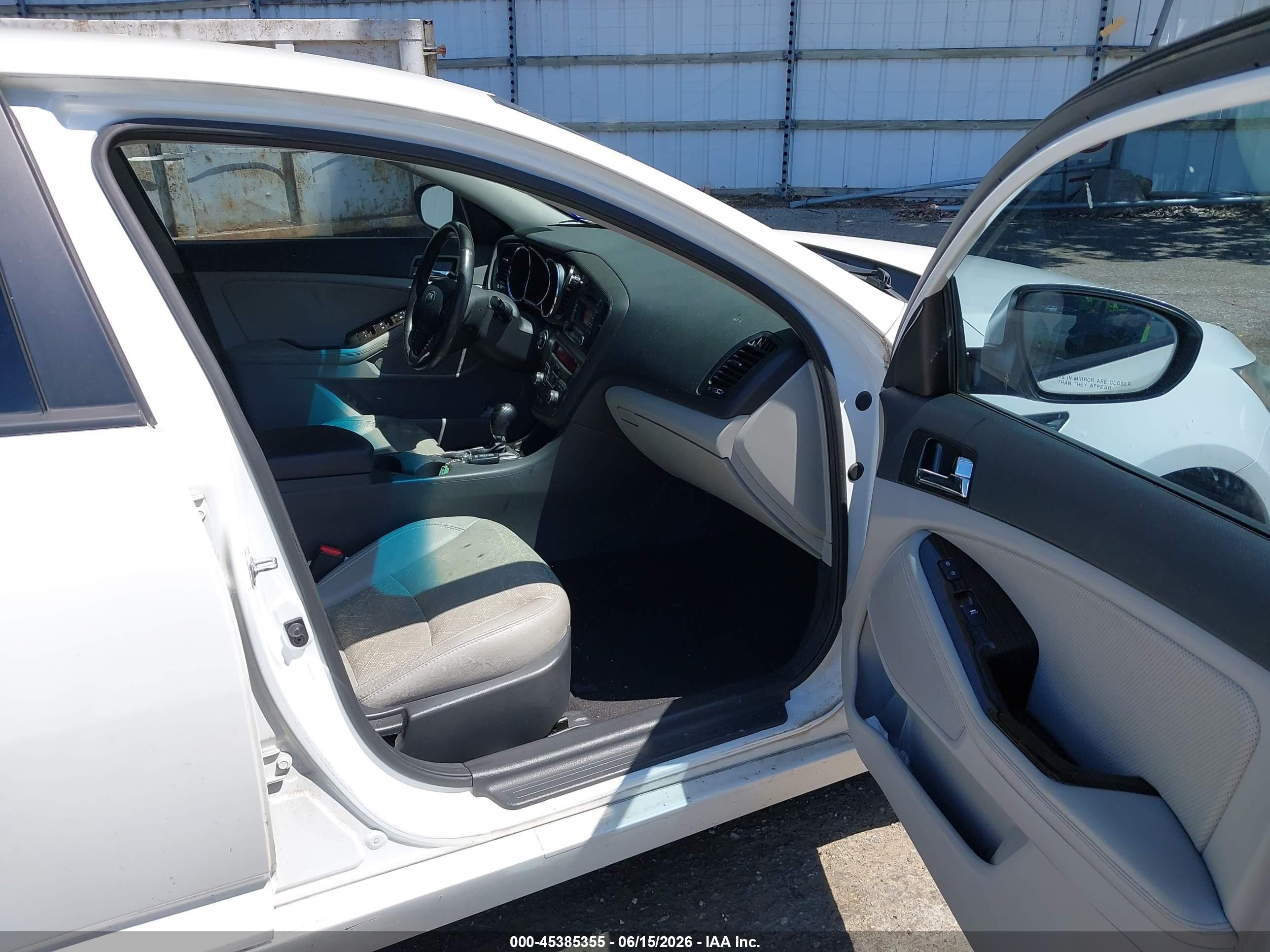 2013 Kia Optima Ex Белый vin: 5XXGN4A79DG118331