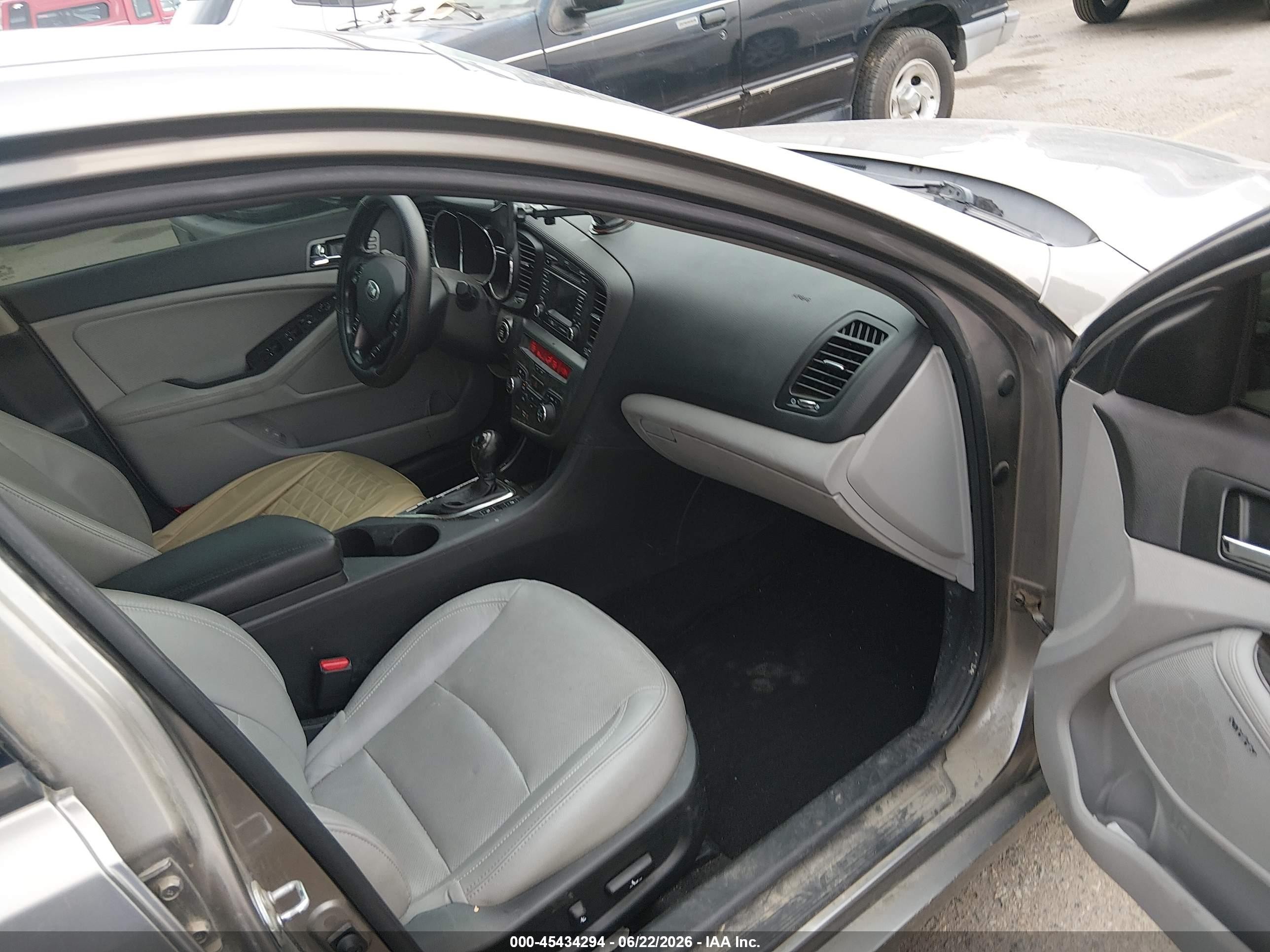 2013 Kia Optima Ex Gray vin: 5XXGN4A79DG256340