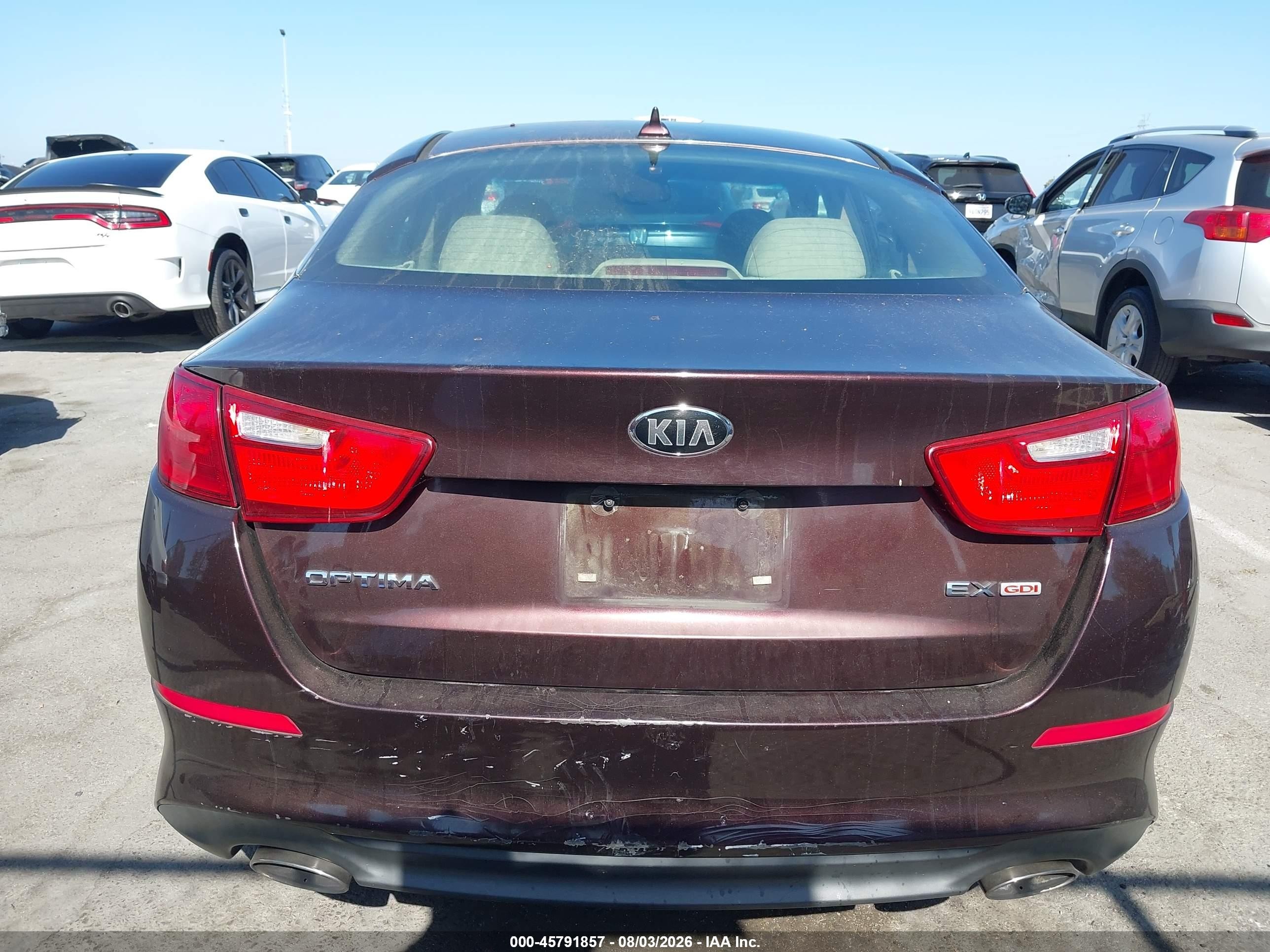 2015 Kia Optima Ex Burgundy vin: 5XXGN4A79FG431835