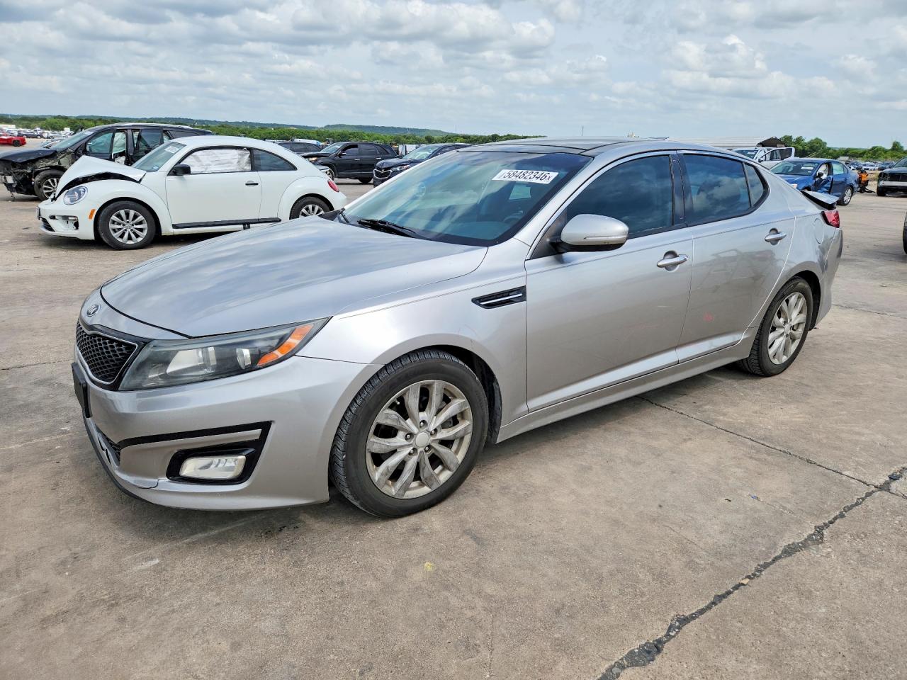 2015 Kia Optima Ex Silver vin: 5XXGN4A79FG442804