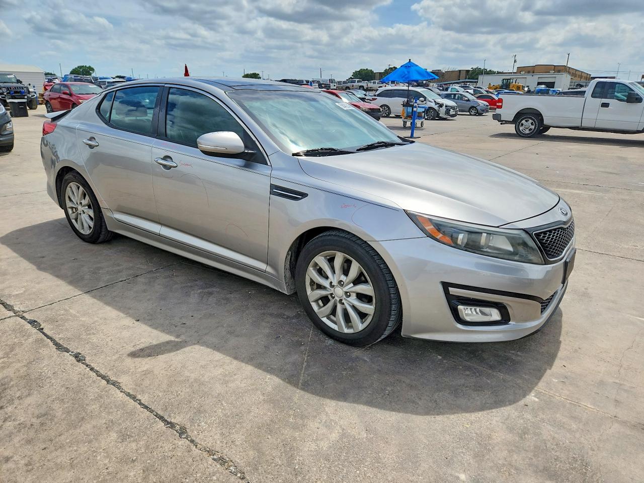 2015 Kia Optima Ex Silver vin: 5XXGN4A79FG442804