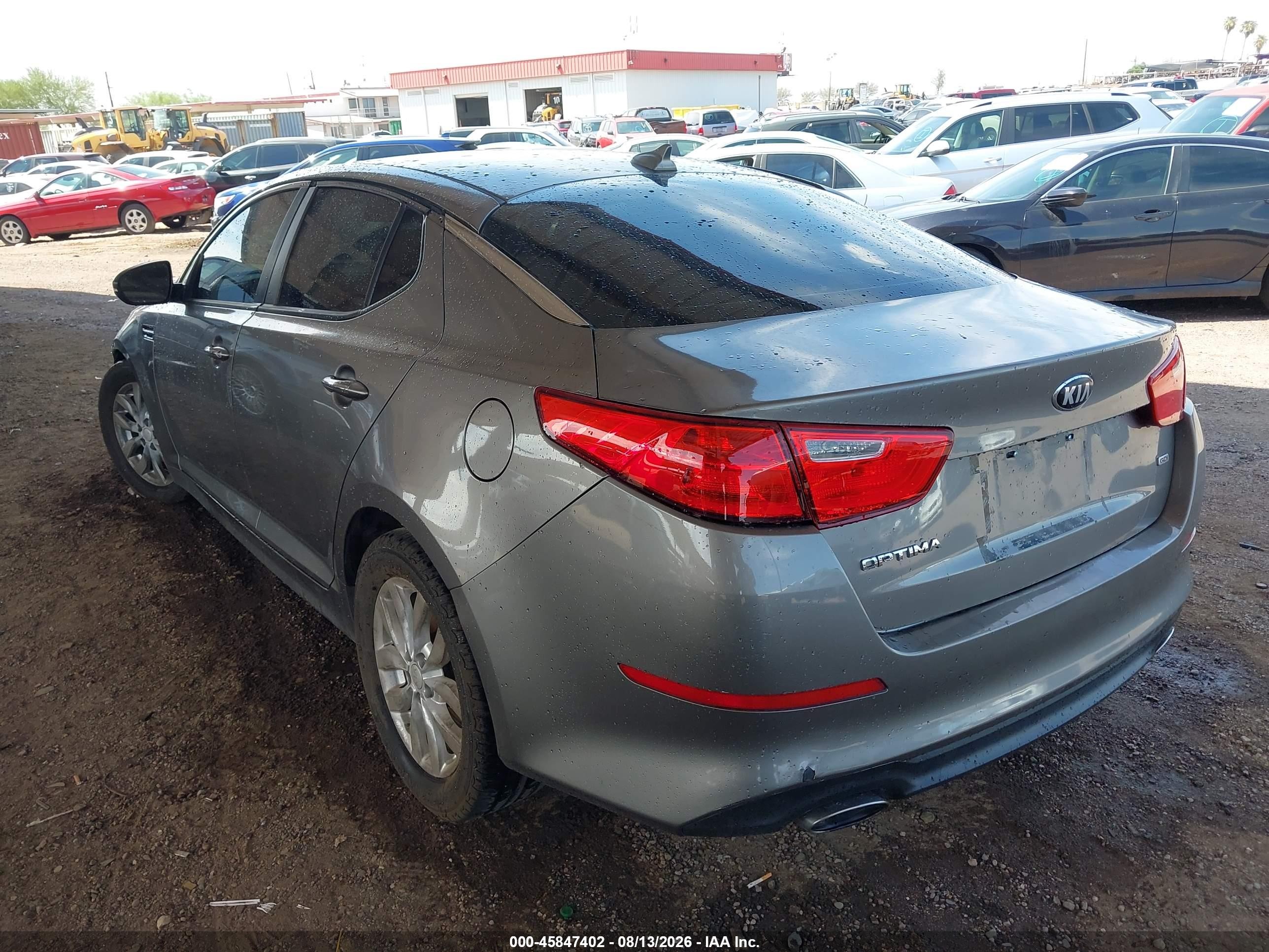 2015 Kia Optima Ex Gray vin: 5XXGN4A79FG444830