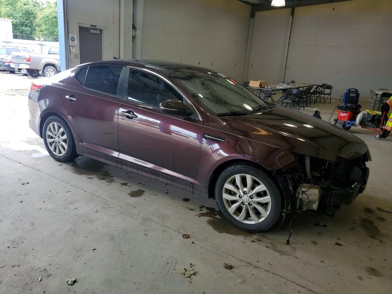 2015 Kia Optima Ex Фиолетовый vin: 5XXGN4A79FG449154