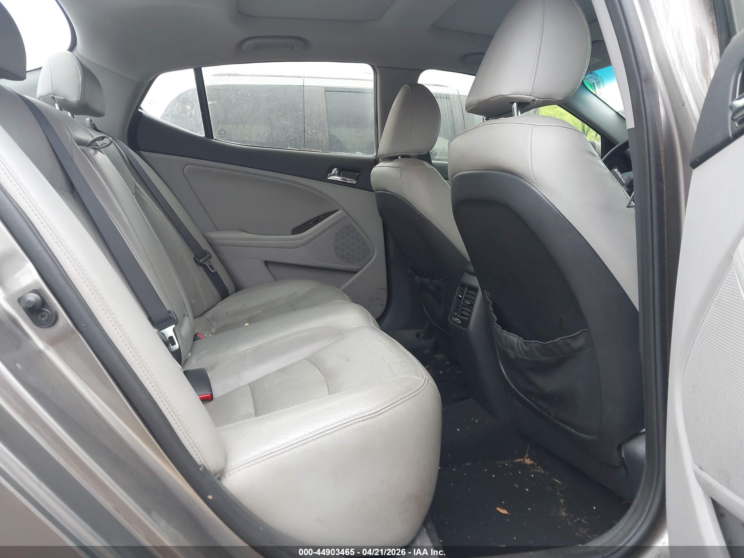2012 Kia Optima Ex Gray vin: 5XXGN4A7XCG012808