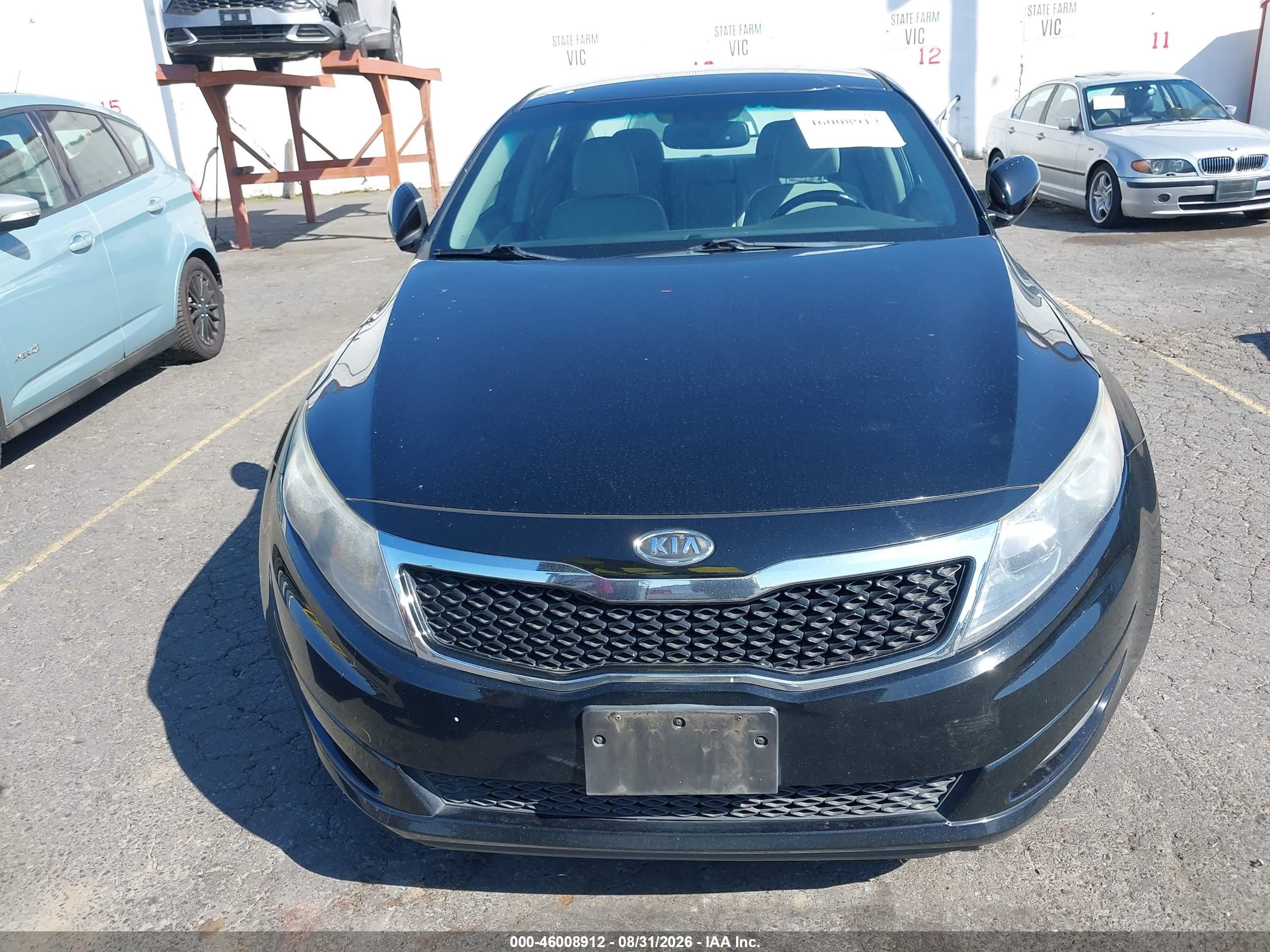 2012 Kia Optima Ex Черный vin: 5XXGN4A7XCG082003