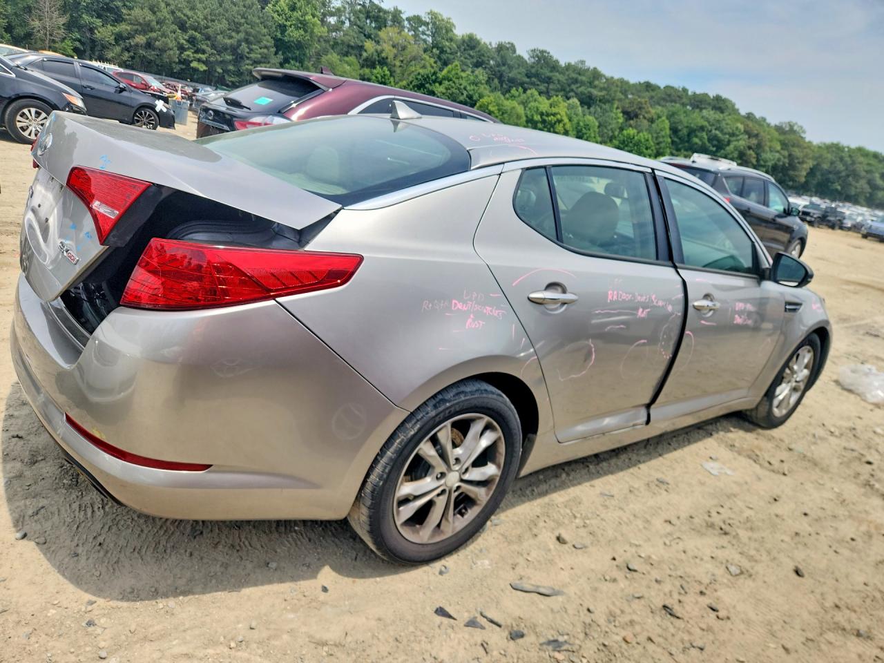 2013 Kia Optima Ex Silver vin: 5XXGN4A7XDG159096