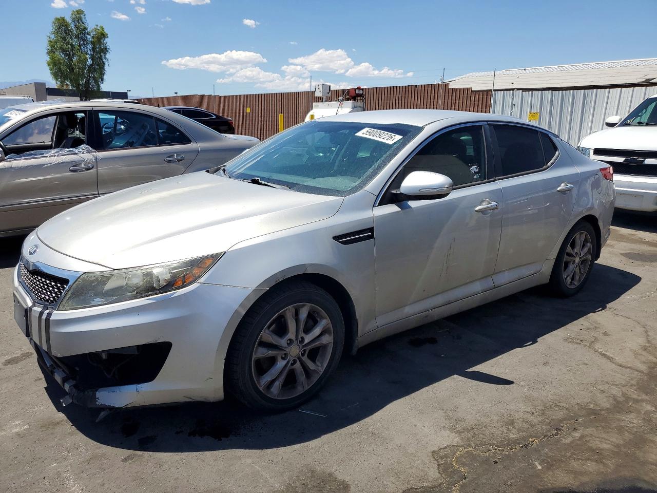 2013 Kia Optima Ex Silver vin: 5XXGN4A7XDG166243
