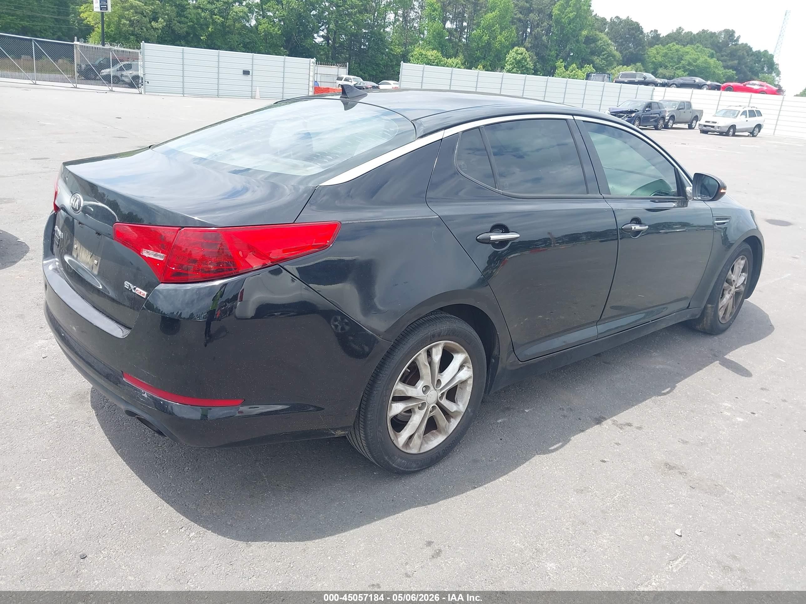 2013 Kia Optima Ex Черный vin: 5XXGN4A7XDG175136