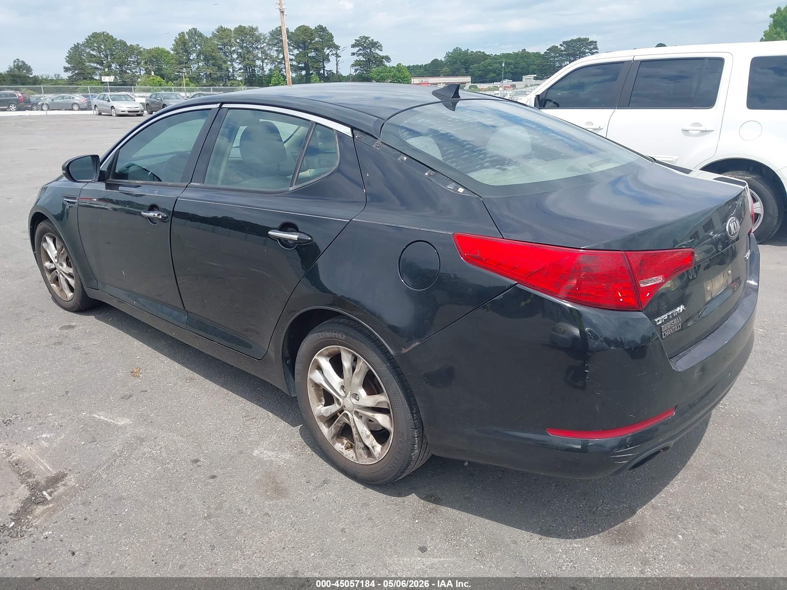 2013 Kia Optima Ex Черный vin: 5XXGN4A7XDG175136