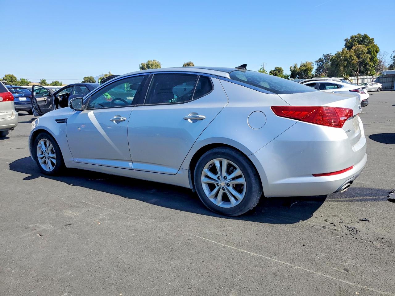 2013 Kia Optima Ex Silver vin: 5XXGN4A7XDG191921