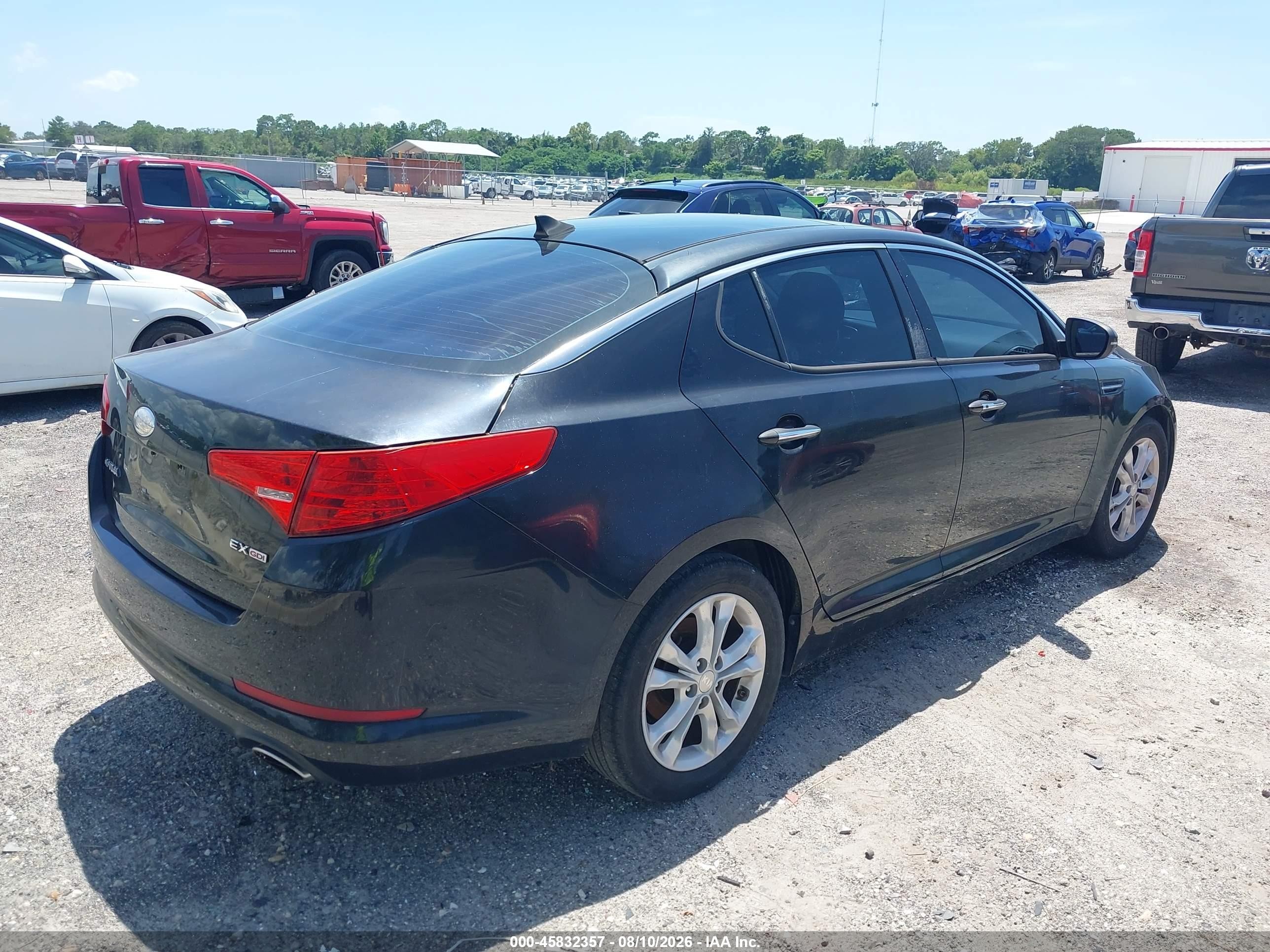 2013 Kia Optima Ex Black vin: 5XXGN4A7XDG198898